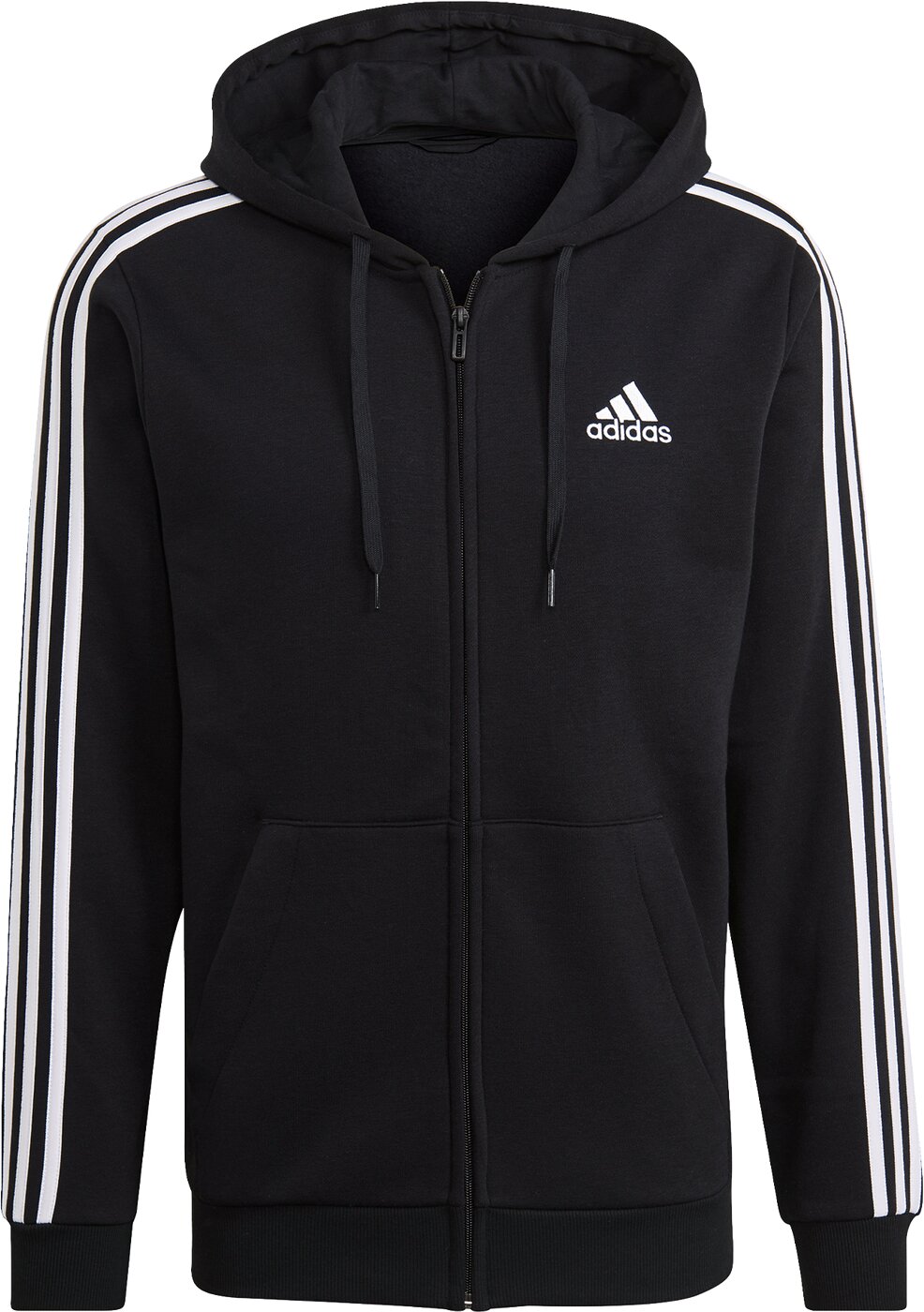 ADIDAS M 3S FL FZ HD Trainingsjacke Herren Trainingsjacken ADIDAS BLACK XXL