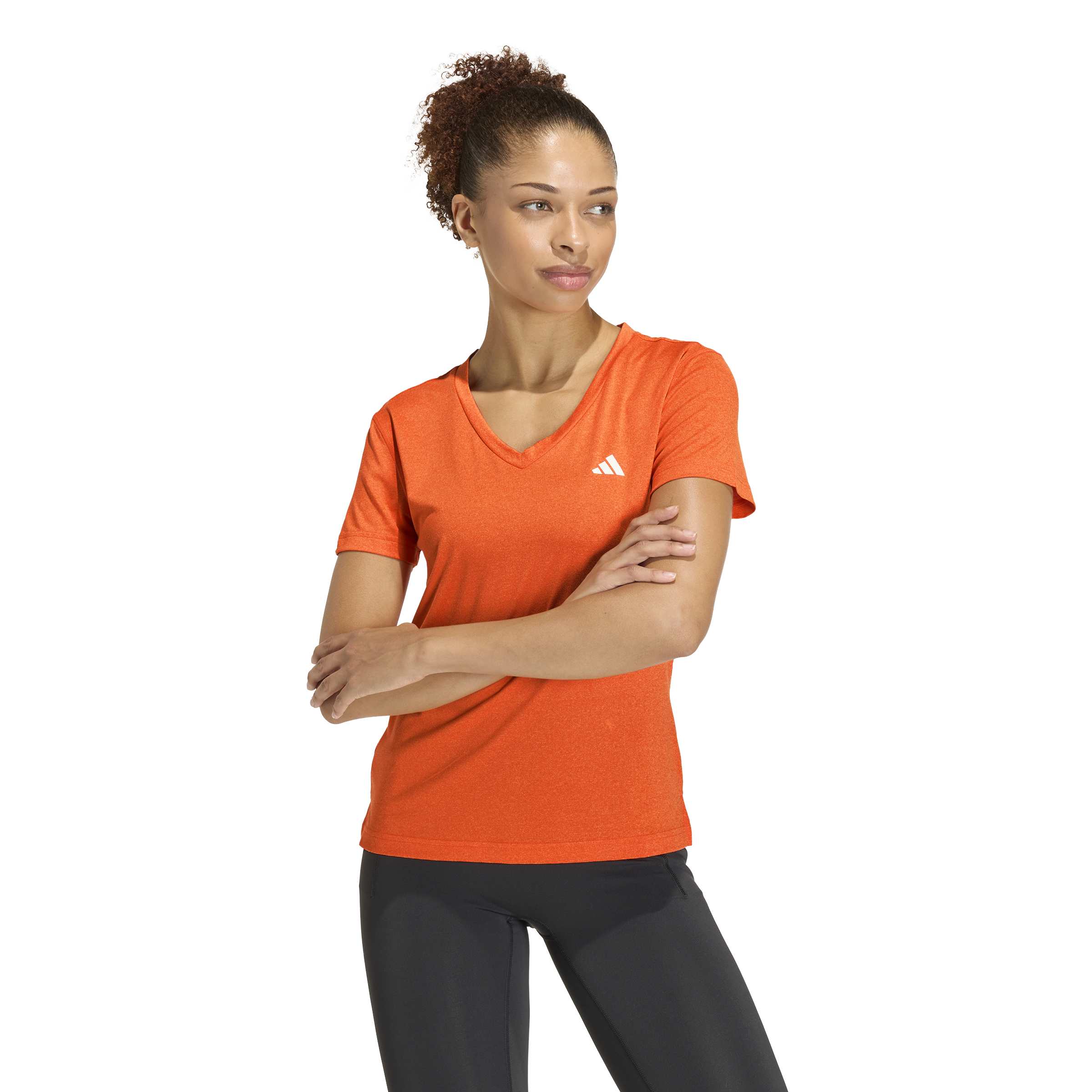 ADIDAS WE MIN V NK TEE Trainingsshirts ADIDAS