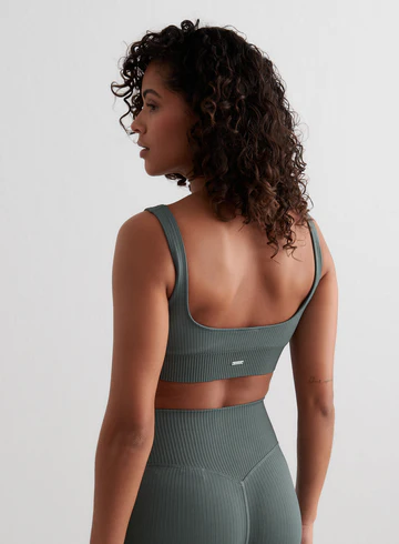 AIM´N Ribbed Seamless Bra sage BHs AIM´N