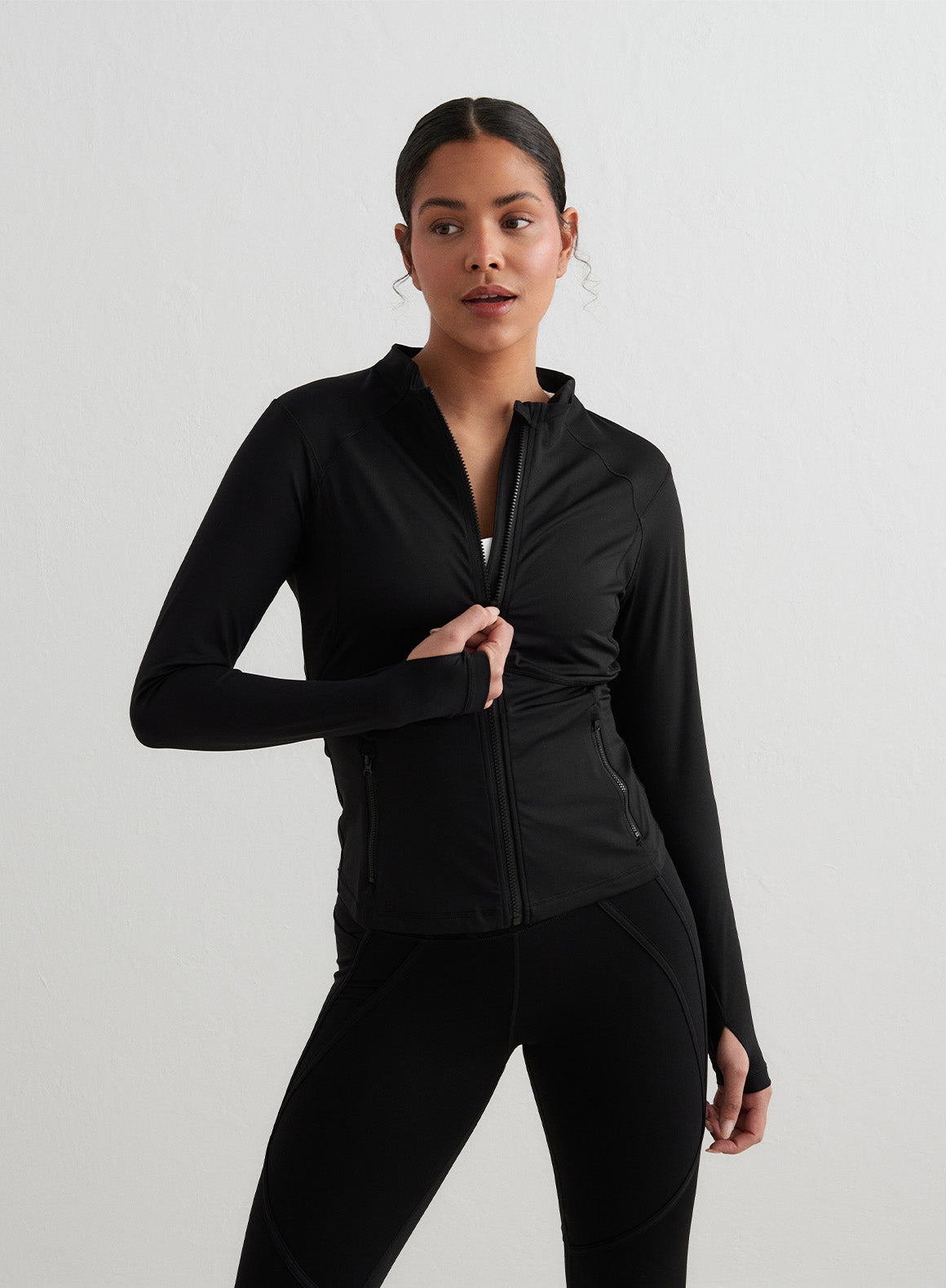 AIM´N Sculpting Zip Jacket 010 Black Trainingshosen & Jogginghosen AIM´N 010 Black XS