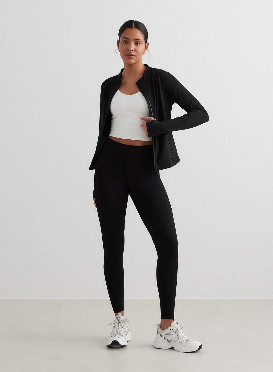 AIM´N Sculpting Zip Jacket 010 Black Trainingshosen & Jogginghosen AIM´N
