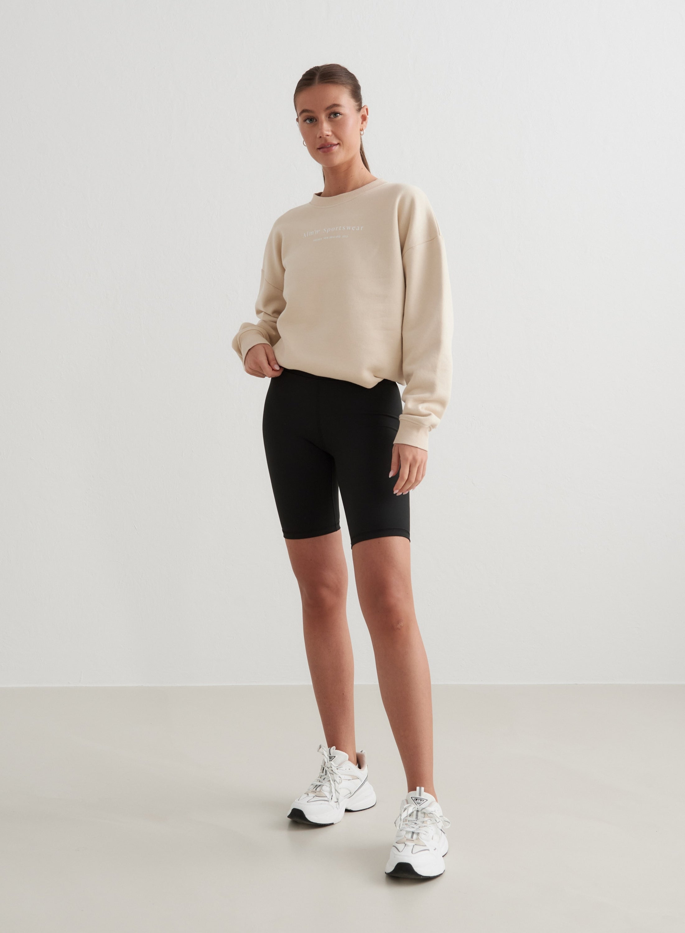 AIM´N Serif Sweatshirt 091 Café au lait Freizeitpullover AIM´N