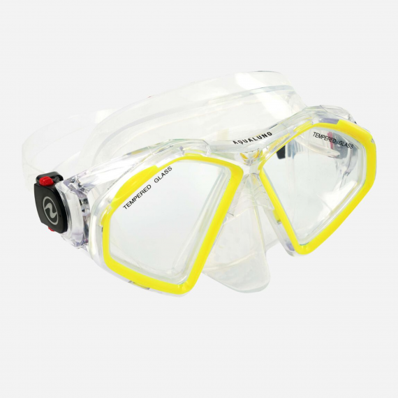 AQUALUNG HAWKEYE Tauchmaske AQUALUNG 0007 TRANSPARENT YELLOW L
