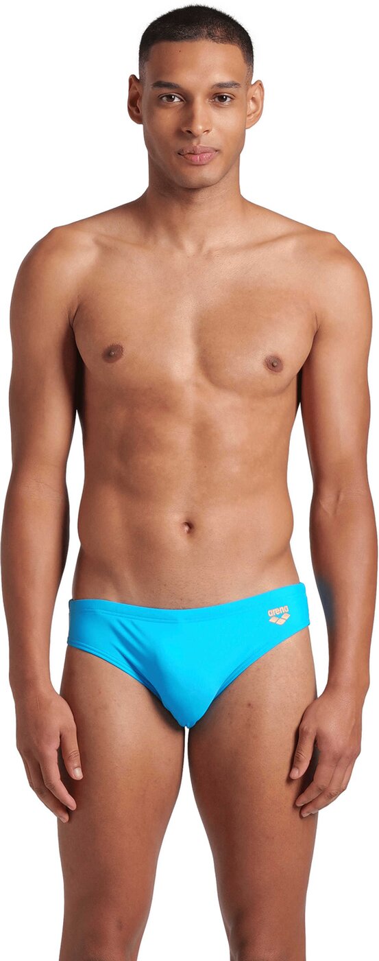 ARENA SANTAMARIAS R Badehose ARENA BLUE RIVER-FLUO ORANGE-SOFT GREEN 4