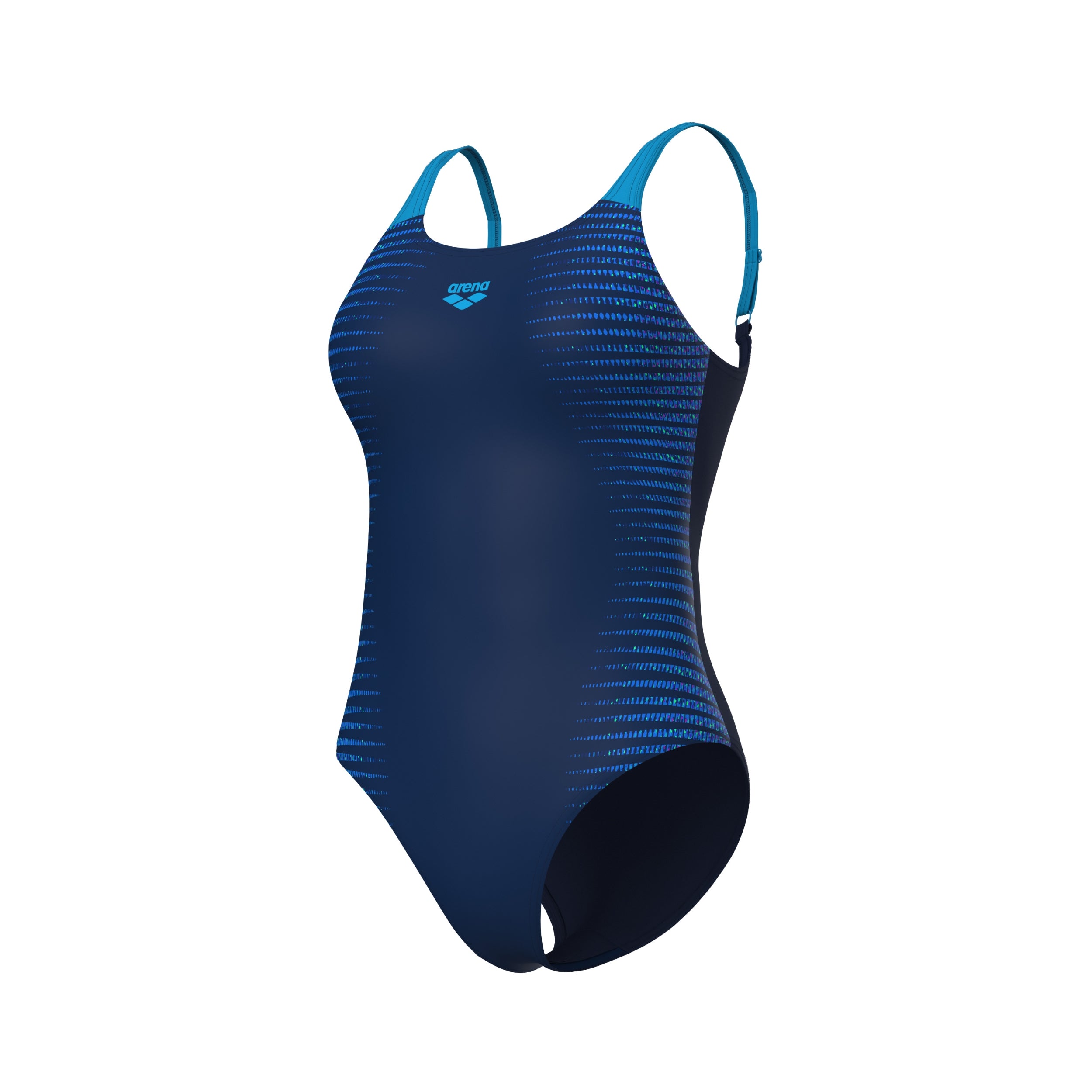 ARENA W ARENA SIDE PLACEMENT SWIMSUIT U BACK B Badeanzug ARENA NAVY-BLACK MULTI 36