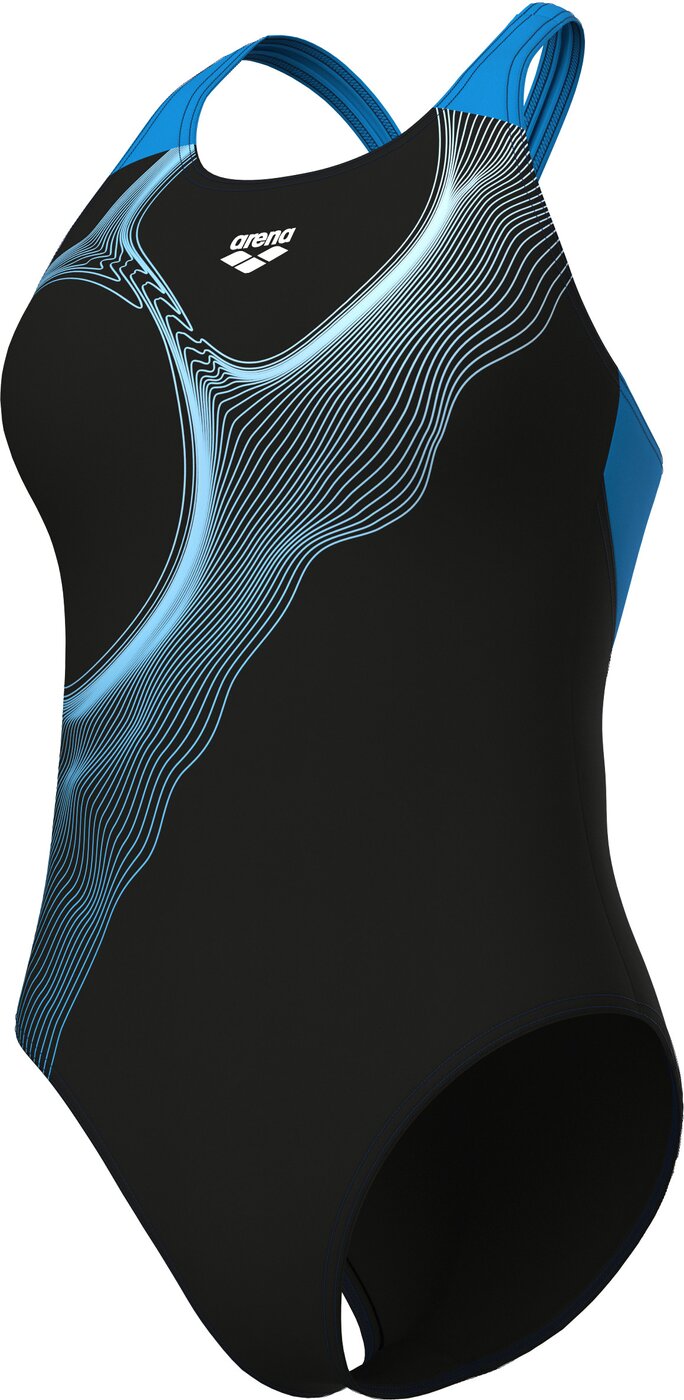 ARENA WOMEN'S ARENA RIPPLES SWIMSUIT V BACK B Badeanzug ARENA