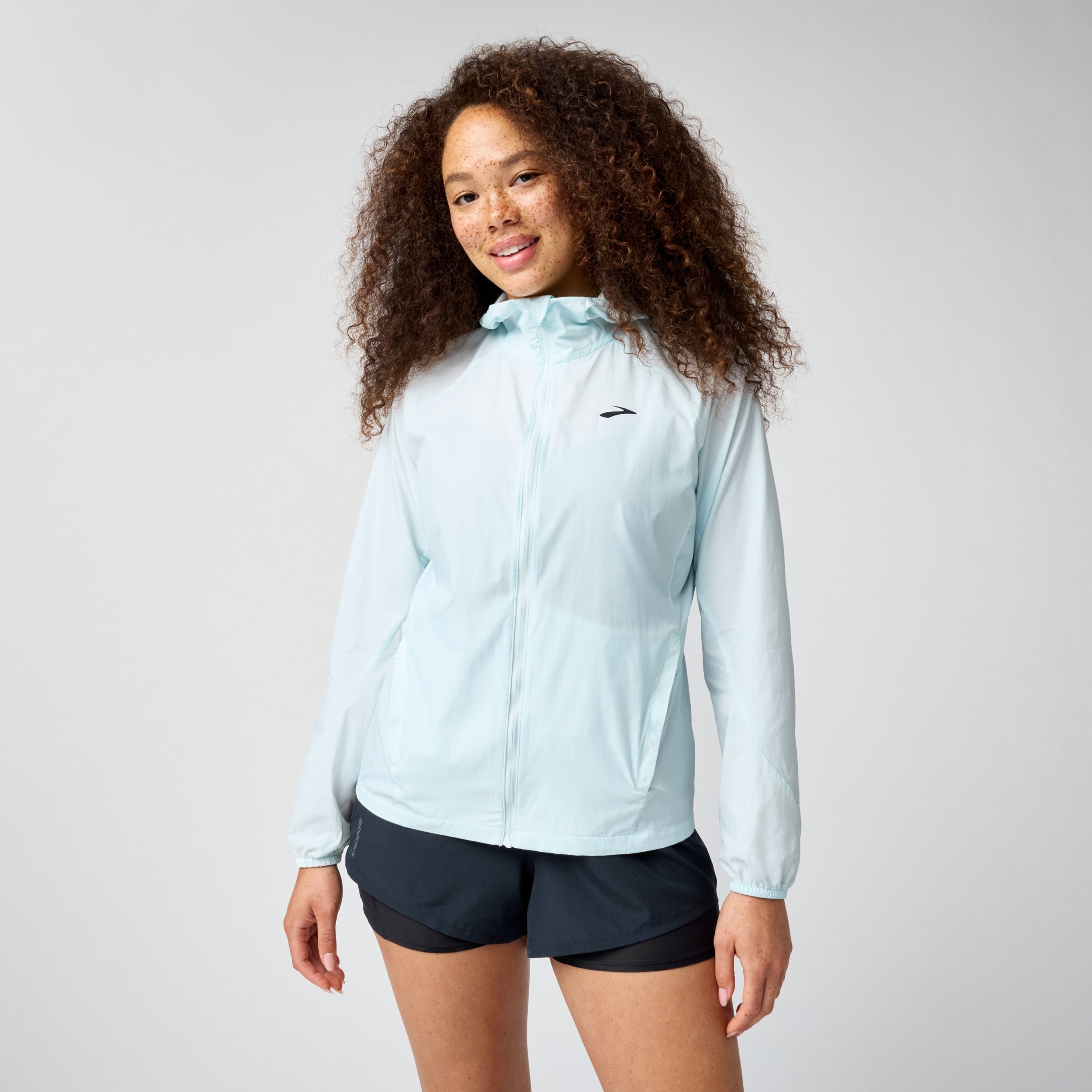 BROOKS Canopy Packable Jacket Laufjacken BROOKS Stride Blue S