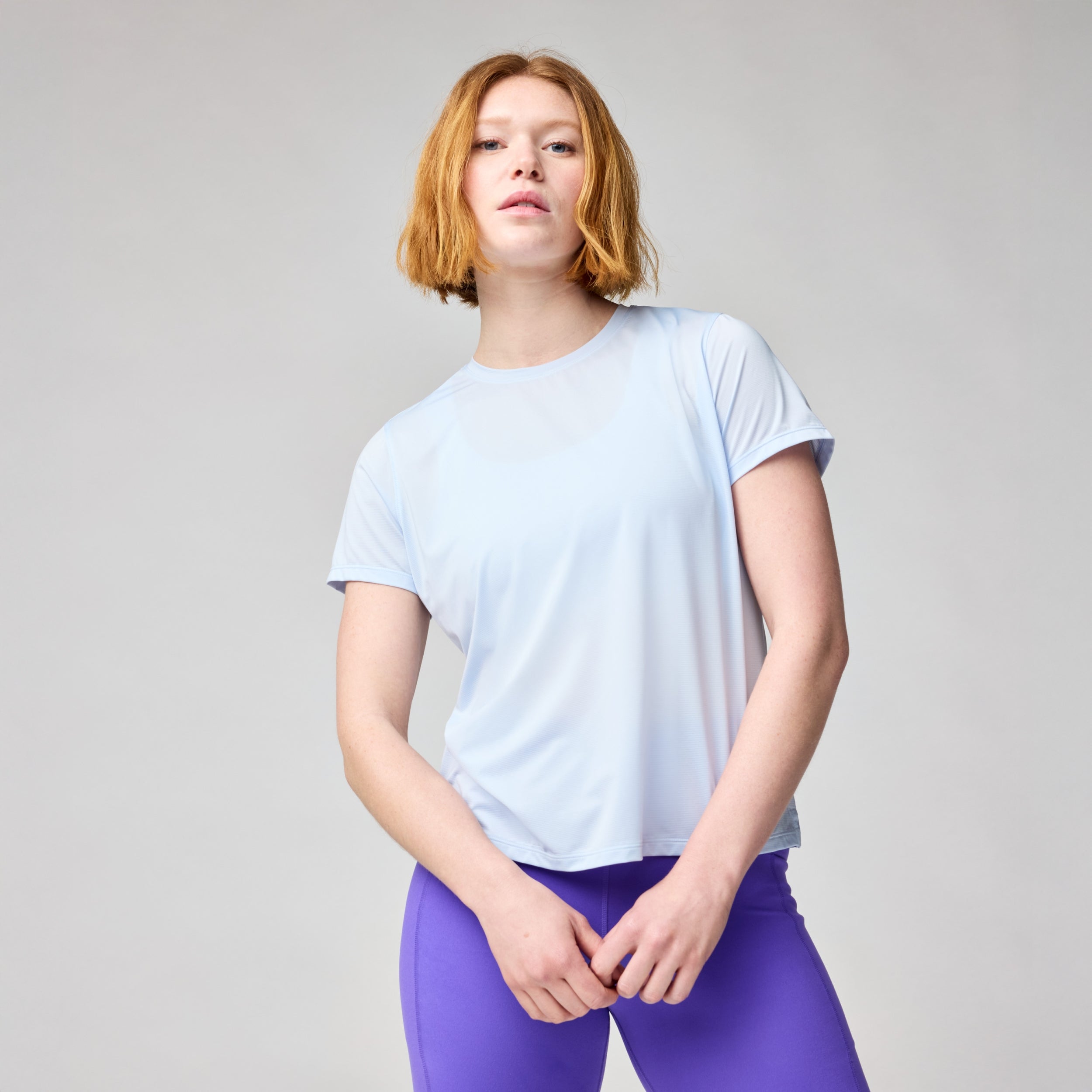 BROOKS Dash Short Sleeve Laufshirts BROOKS Halogen Blue XS