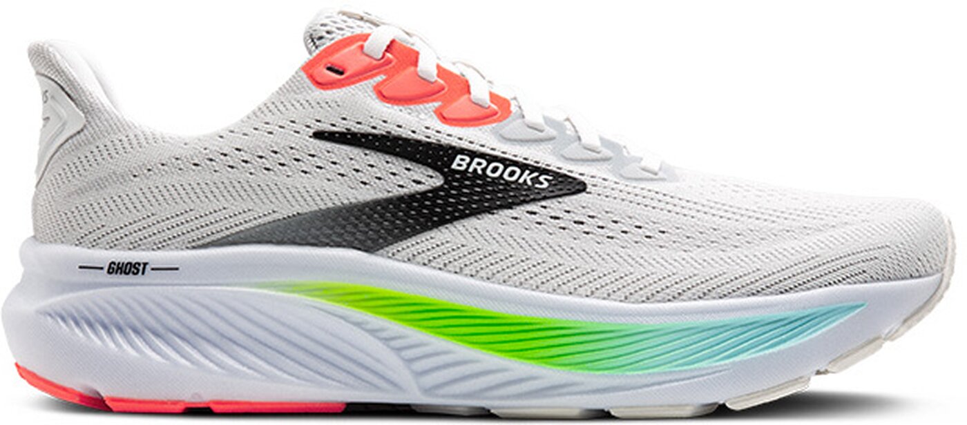 BROOKS Ghost 17 Dämpfung BROOKS ONYX WHITE / MOD GRAY / REFLEC 41