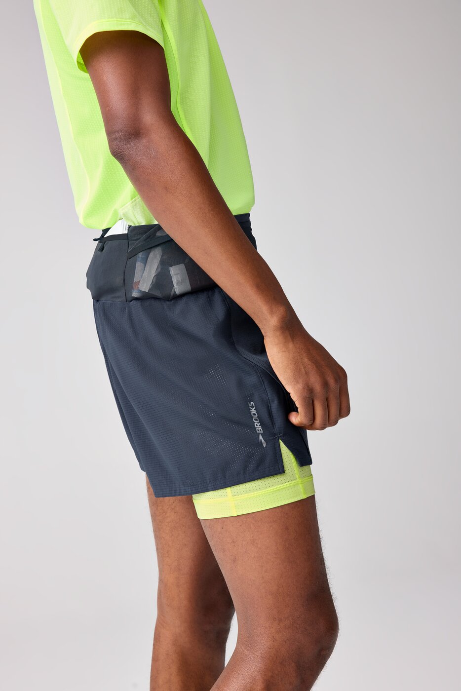 BROOKS High Point 5"" 2-in-1 Short 2.0 Laufhosen BROOKS