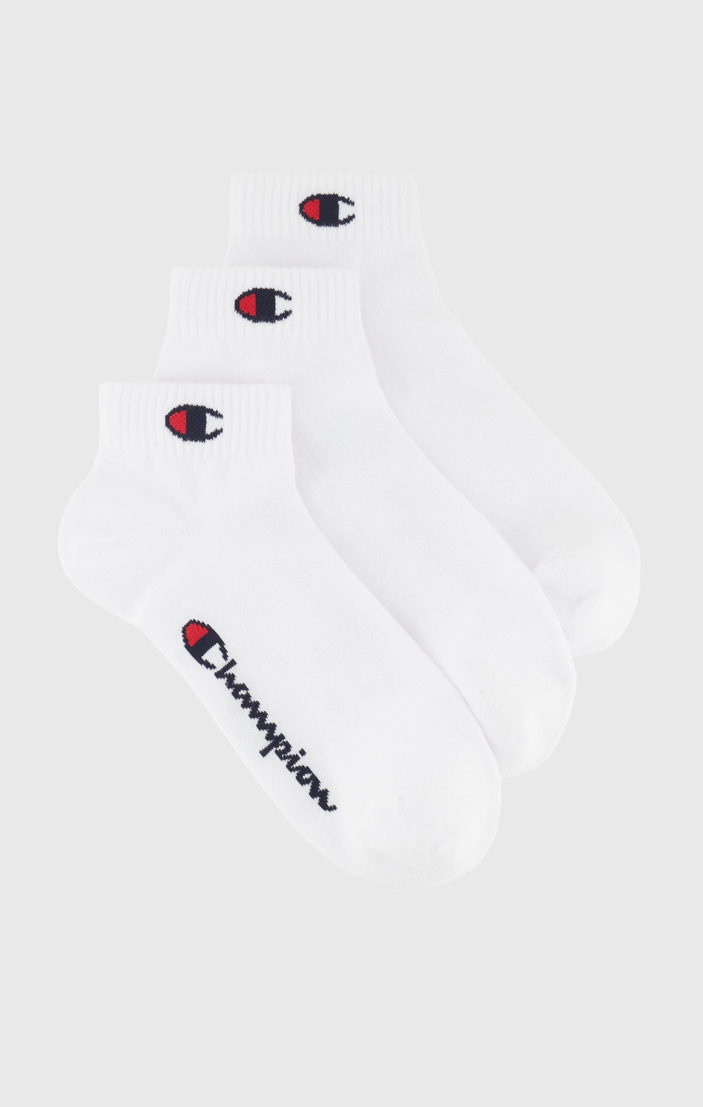 CHAMPION 3pk Quarter Socks Socken CHAMPION WW001 WHT/WHT/WHT.NS 35-38