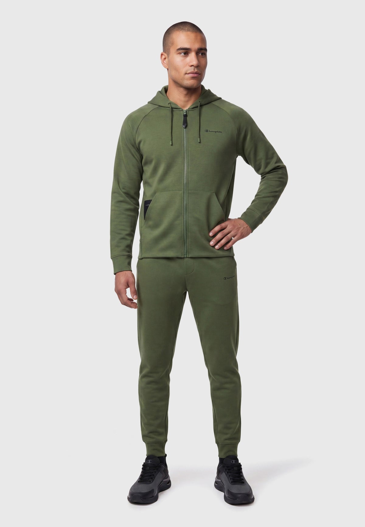 CHAMPION Hooded Full Zip Sweatshirt Fußballoberteile CHAMPION