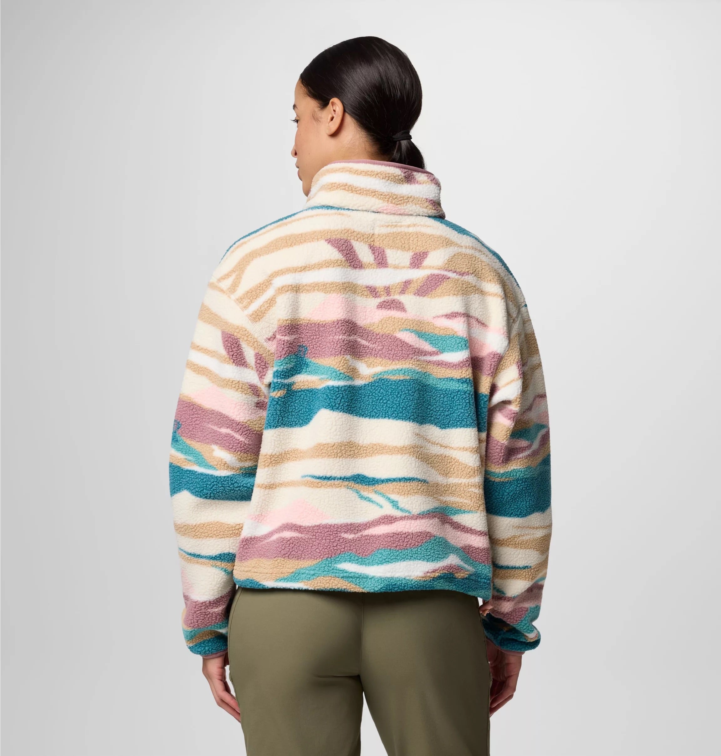 COLUMBIA Helvetia II Printed Cropped Half Sn Fleecejacken & Pullover COLUMBIA