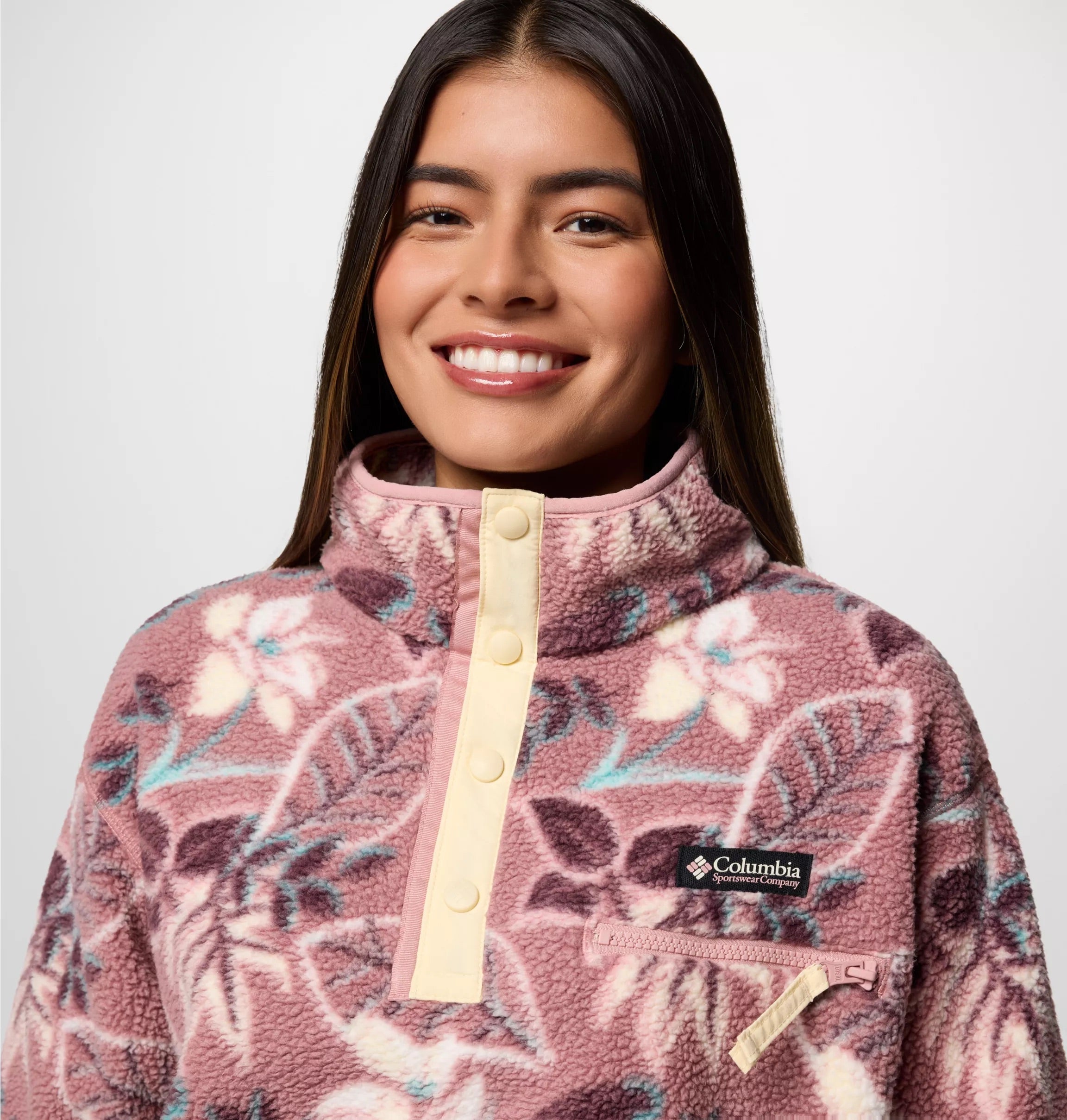 COLUMBIA Helvetia II Printed Cropped Half Sn Fleecejacken & Pullover COLUMBIA
