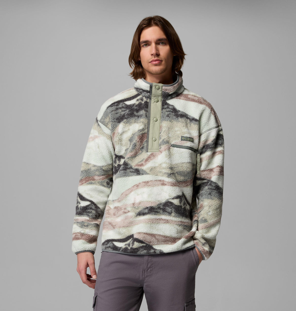 COLUMBIA Helvetia II Printed Half Snap Fleec