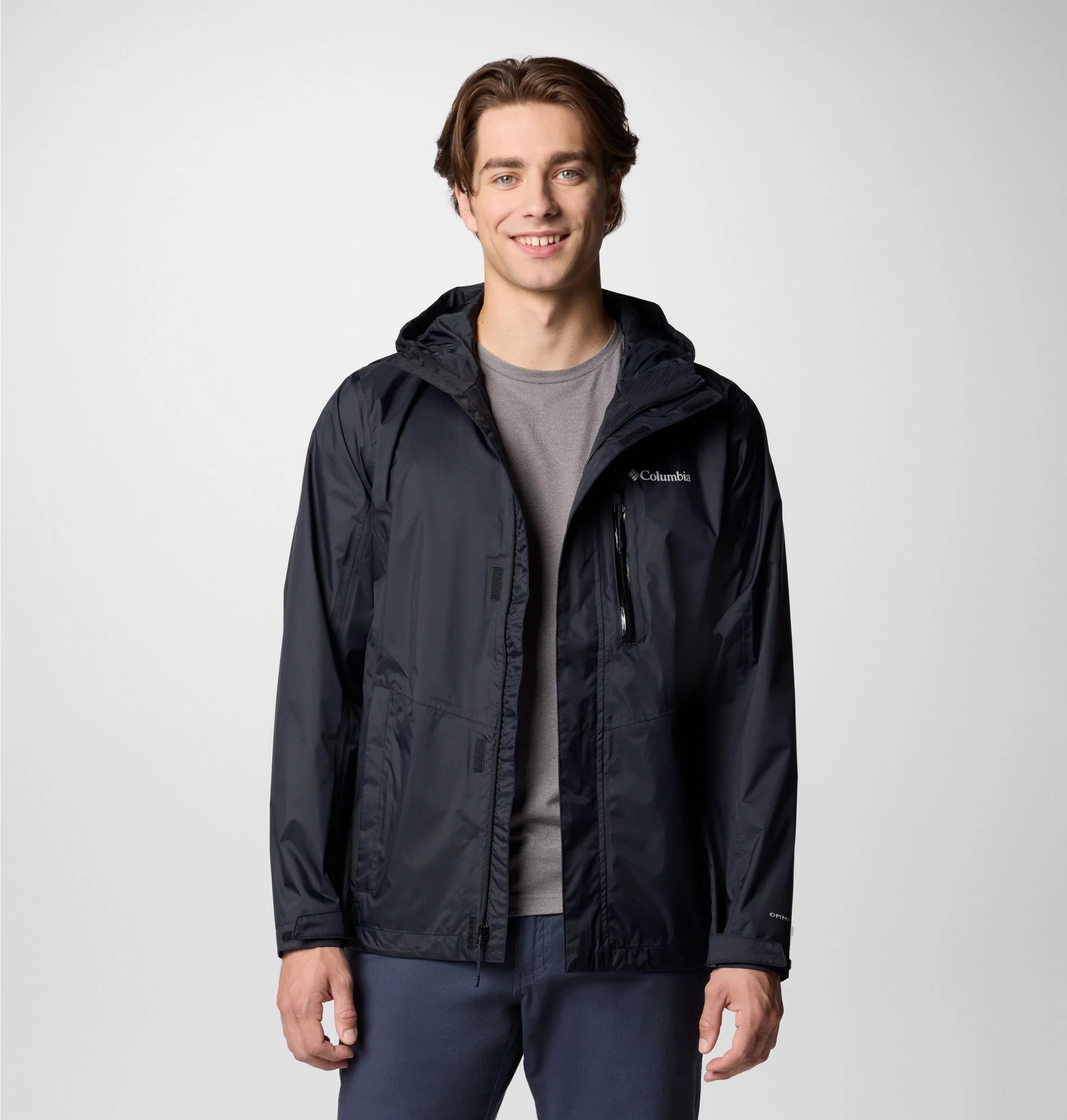 COLUMBIA Pouring Adventure III Jacket Wanderjacken COLUMBIA Black, White Stripe S