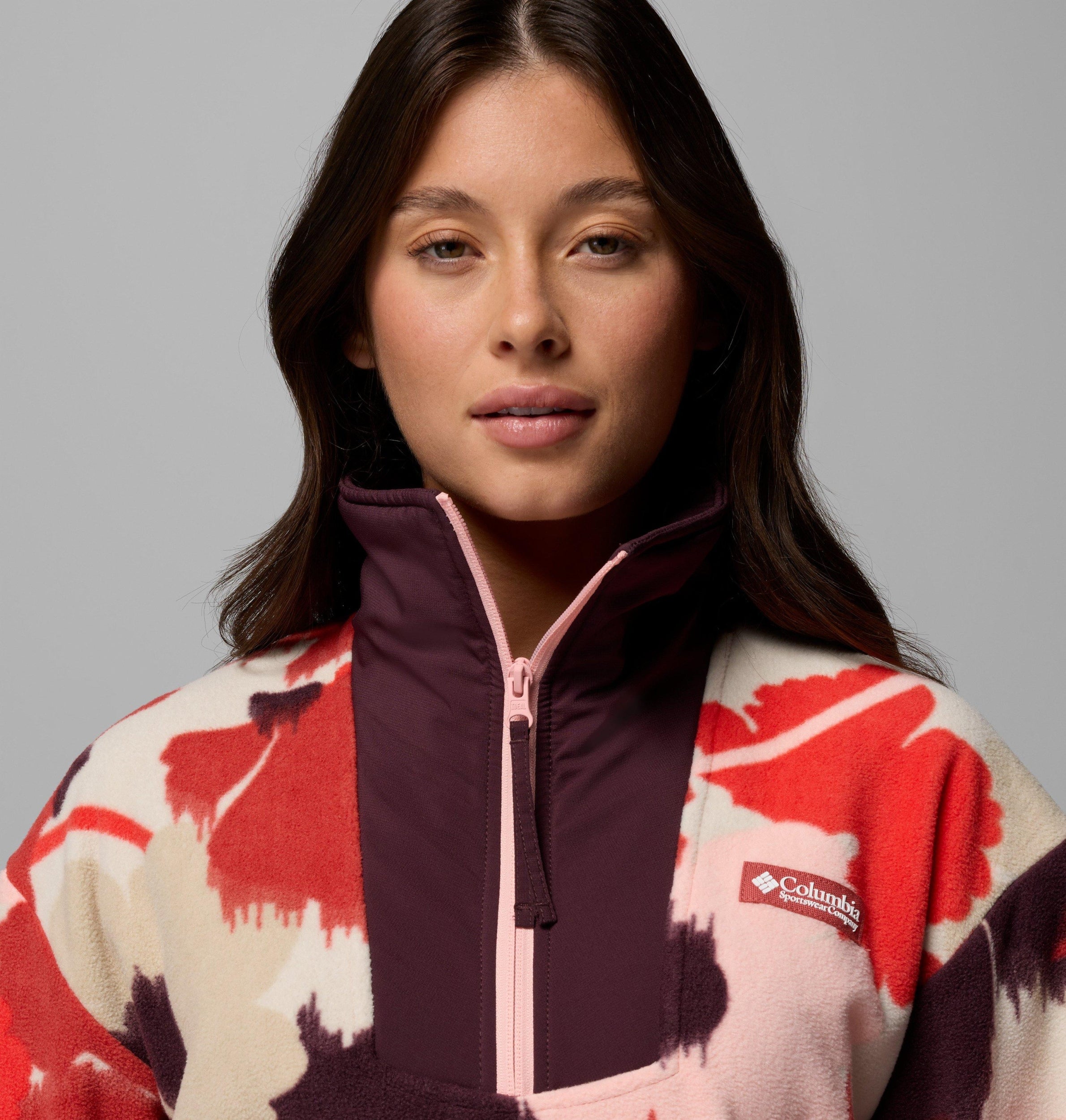 COLUMBIA Sequoia Grove Printed Half Zip Skifleece COLUMBIA
