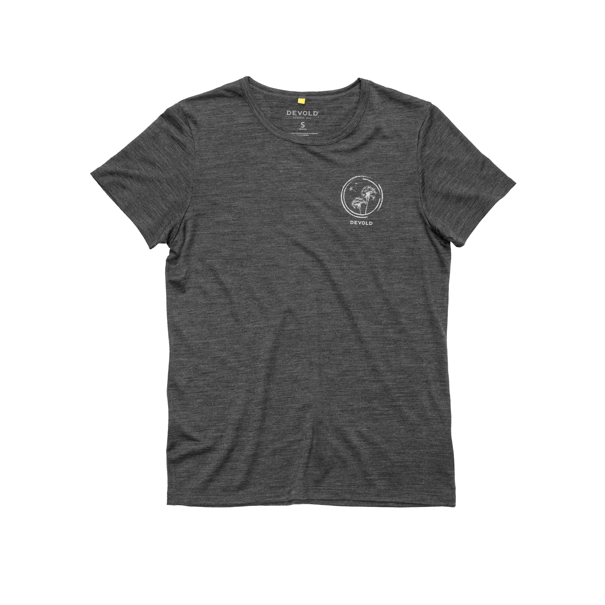 DEVOLD ACTIVE "SPRING" TEE WMN Wandershirts /-hemden DEVOLD ANTHRACITE XS