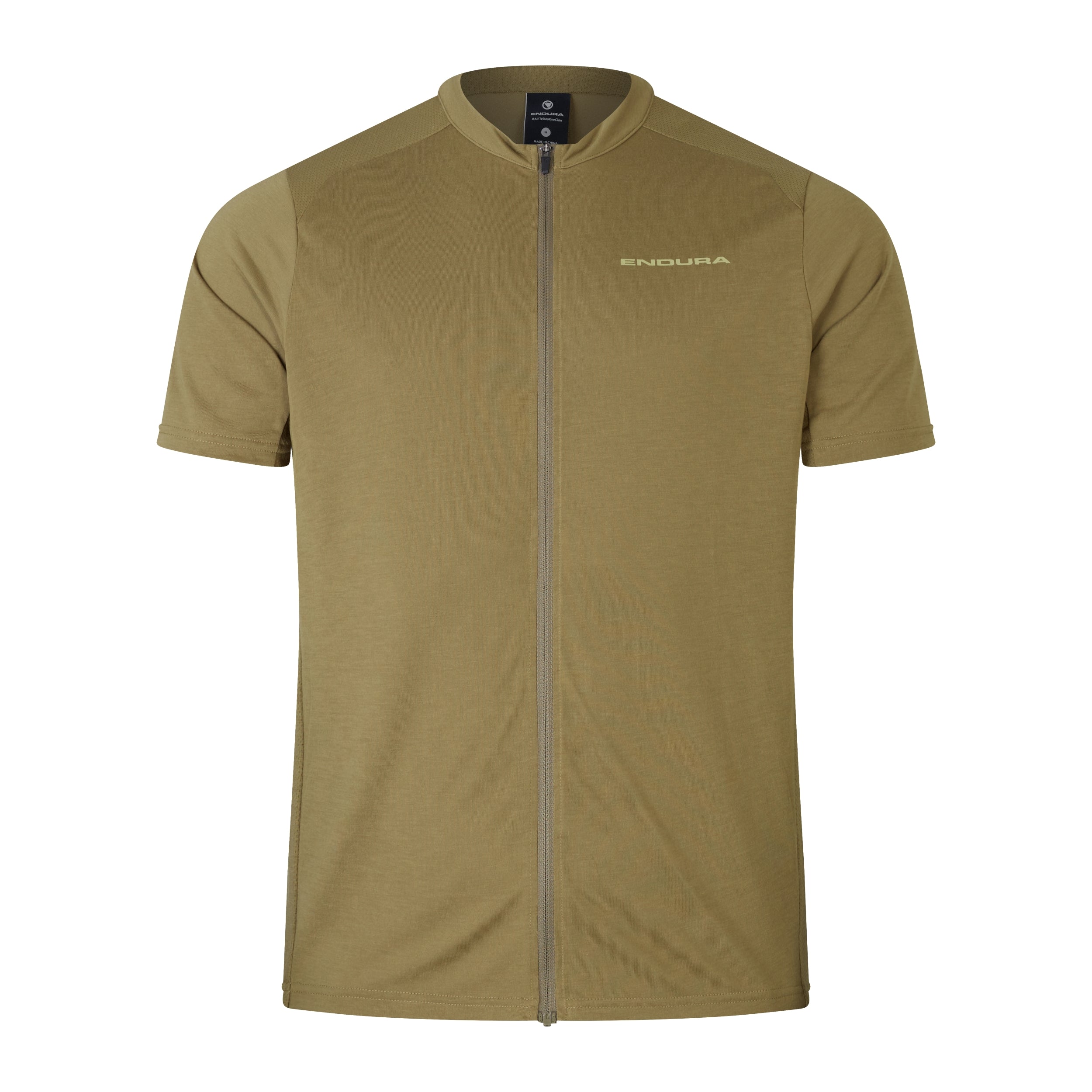 ENDURA LOOP S/S ZIPPED JERSEY Fahrradjacken ENDURA TWEED GREEN S