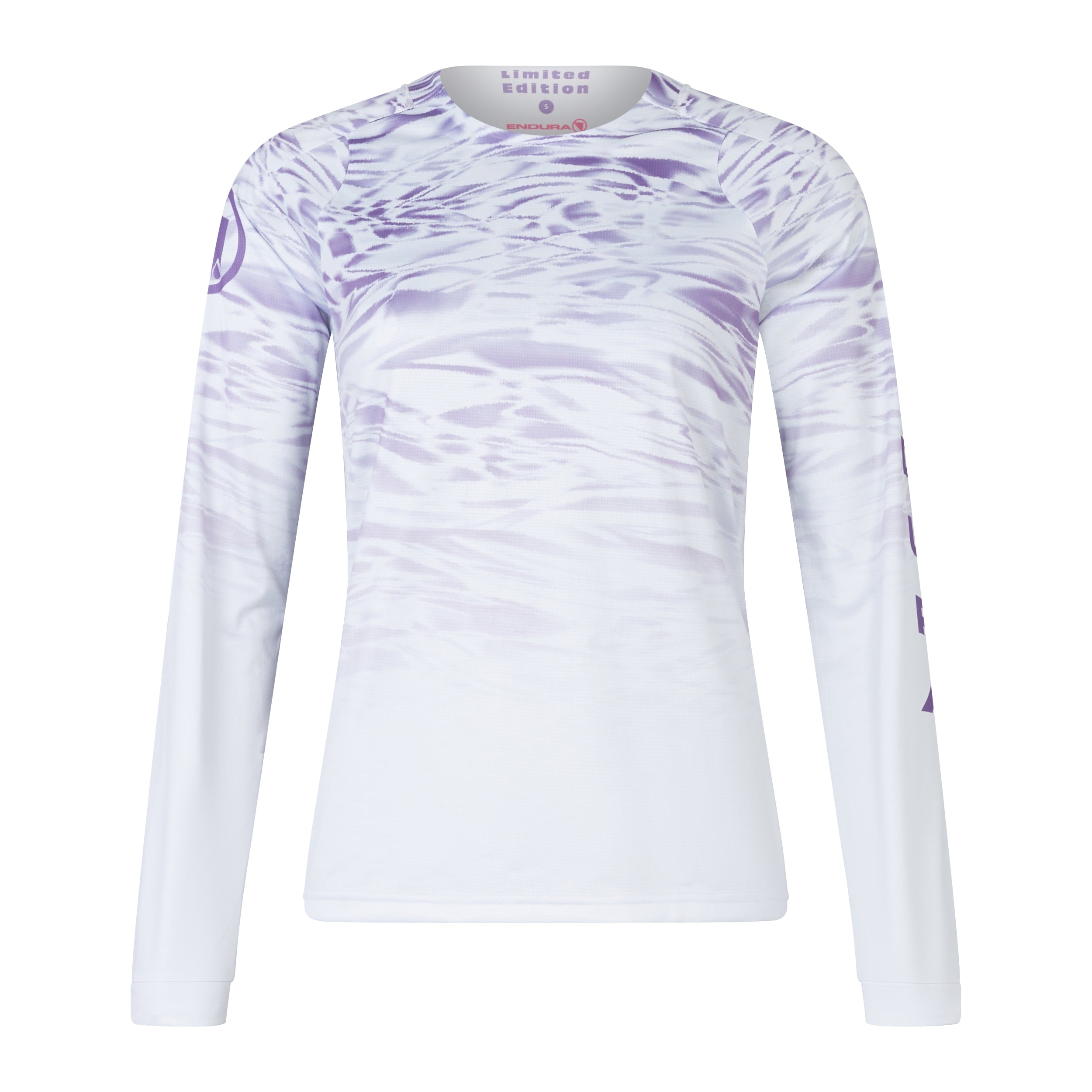 ENDURA MARBLE W LTS PRINTED L/S TEE Fahrradtrikots ENDURA heather S