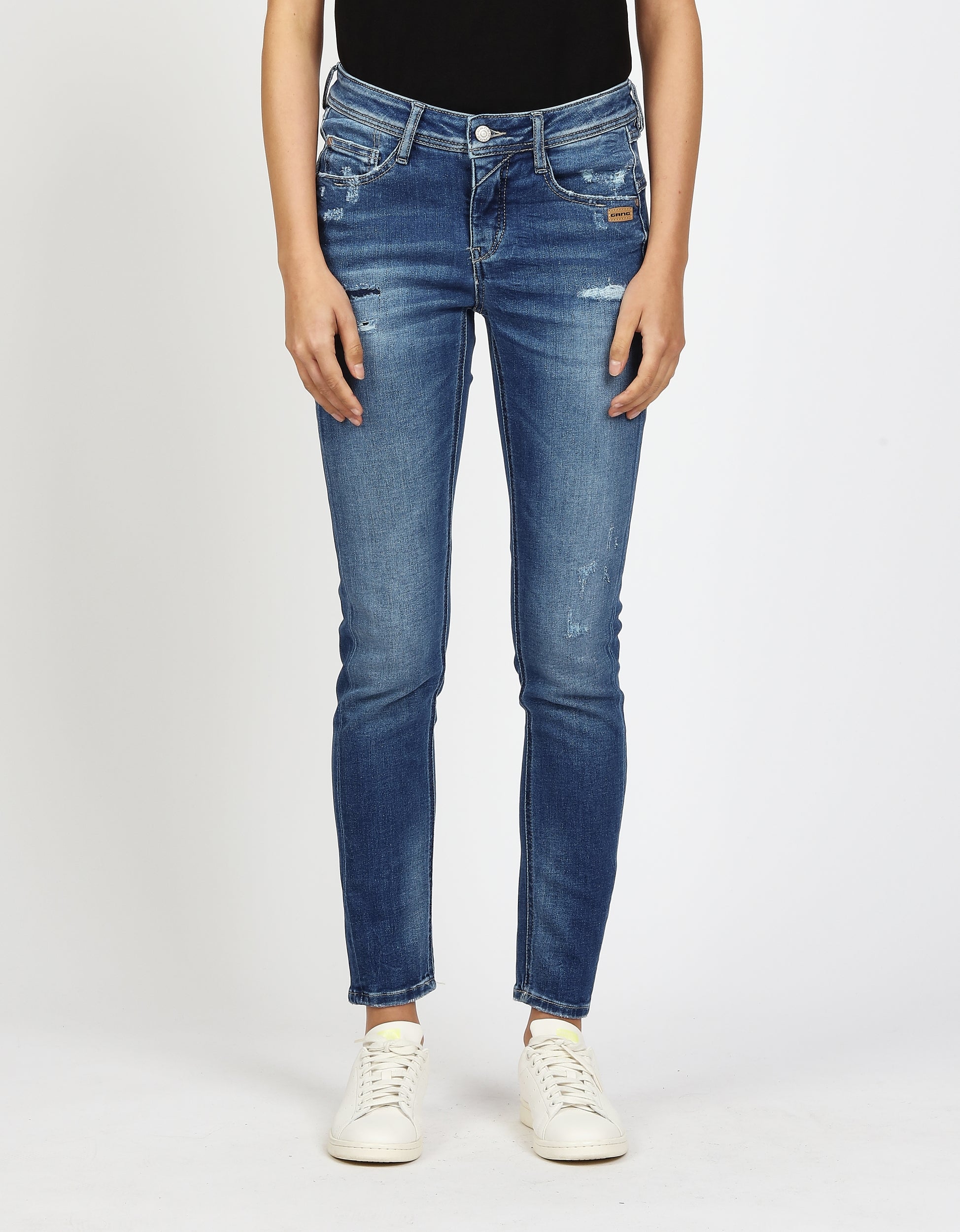 GANG 94AMELIE Freizeithosen GANG blue sea destroy 25