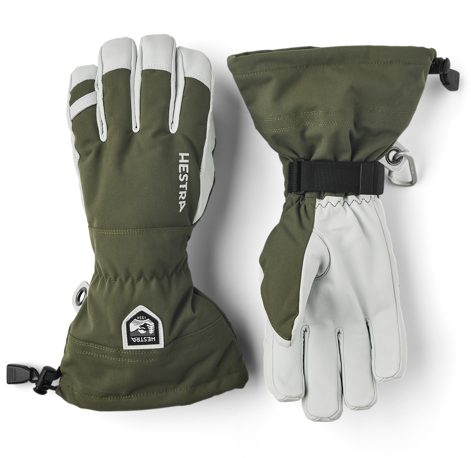 HESTRA ARMY LEATHER HELI SKI Ski- & Snowboardhandschuhe HESTRA 870 GREEN 8