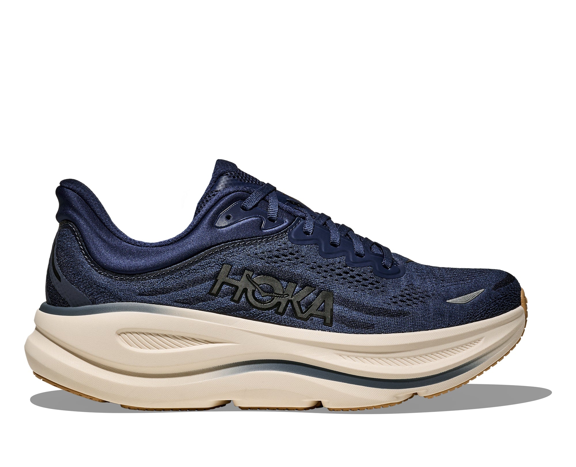 HOKA ONE ONE M BONDI 9 GALACTIC GREY / STELLAR GREY Neutral HOKA ONE ONE MIDNIGHT BLUE / VARSITY NAVY 42