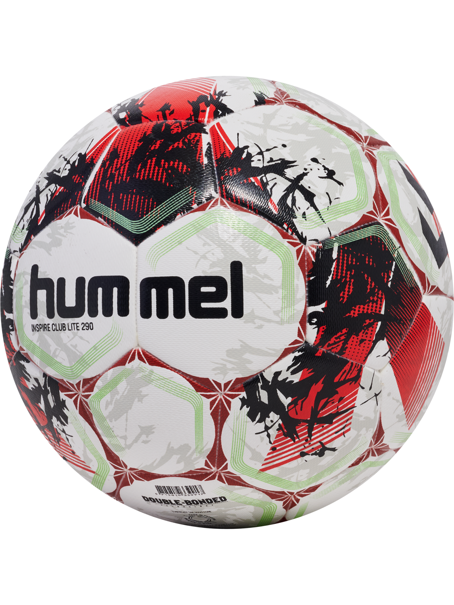 HUMMEL hmlINSPIRE CLUB LITE 290 FB Fußbälle HUMMEL RED/WHITE/NEON GREEN 4