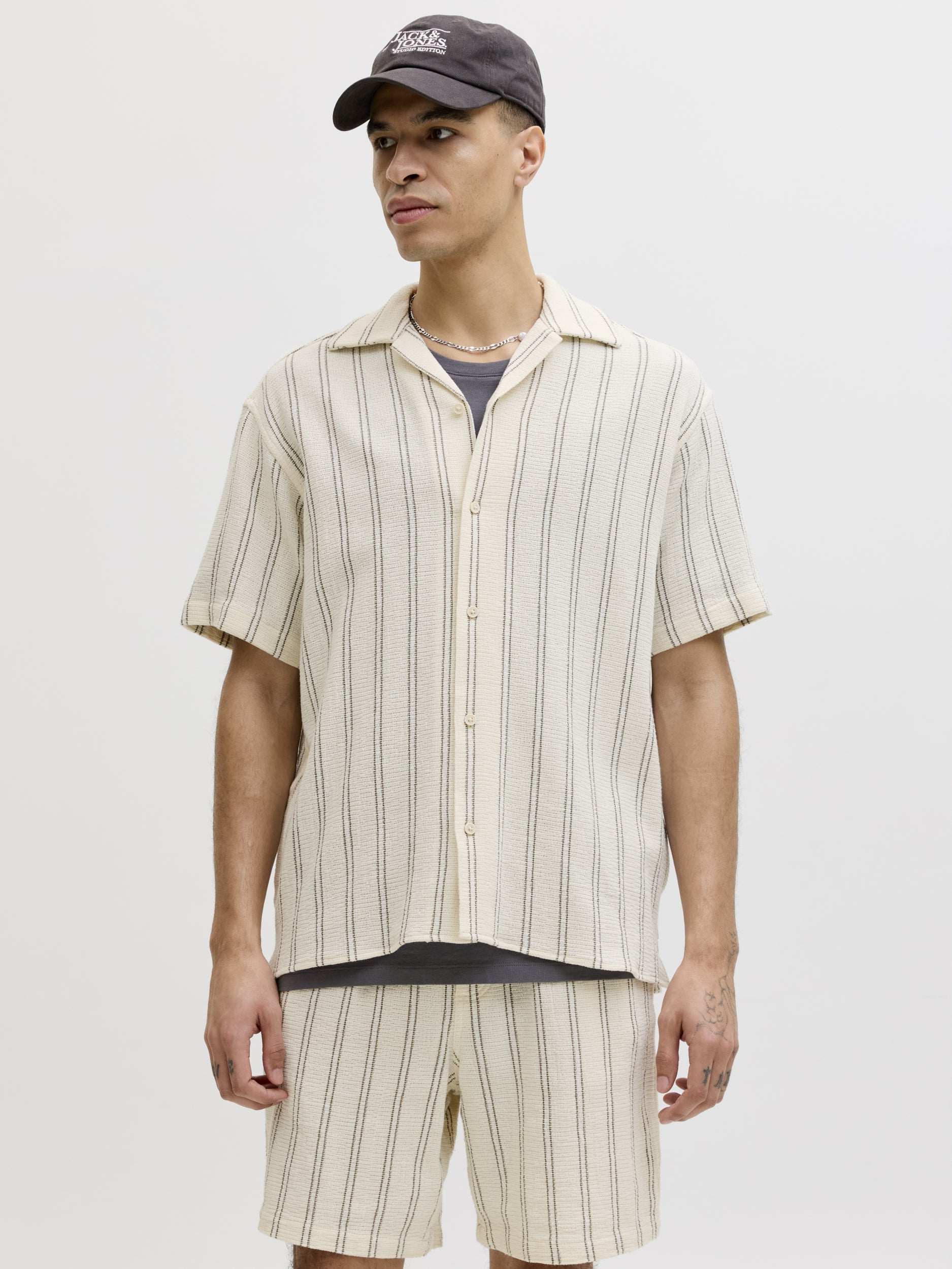 JACK & JONES JORCOBA STRIPE RESORT SHIRT SS SN Freizeitshirts /-hemden JACK & JONES