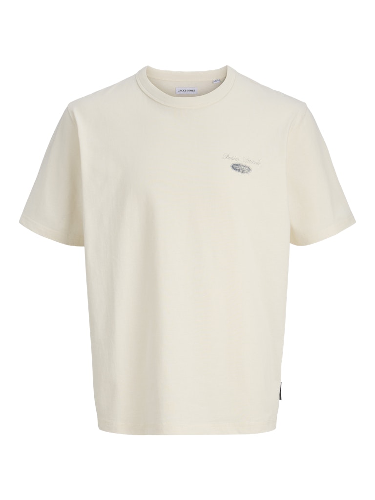 JACK & JONES JJEDOVER GRAPHIC TEE SS CREW NECK S Freizeitshirts /-hemden JACK & JONES Antique White S
