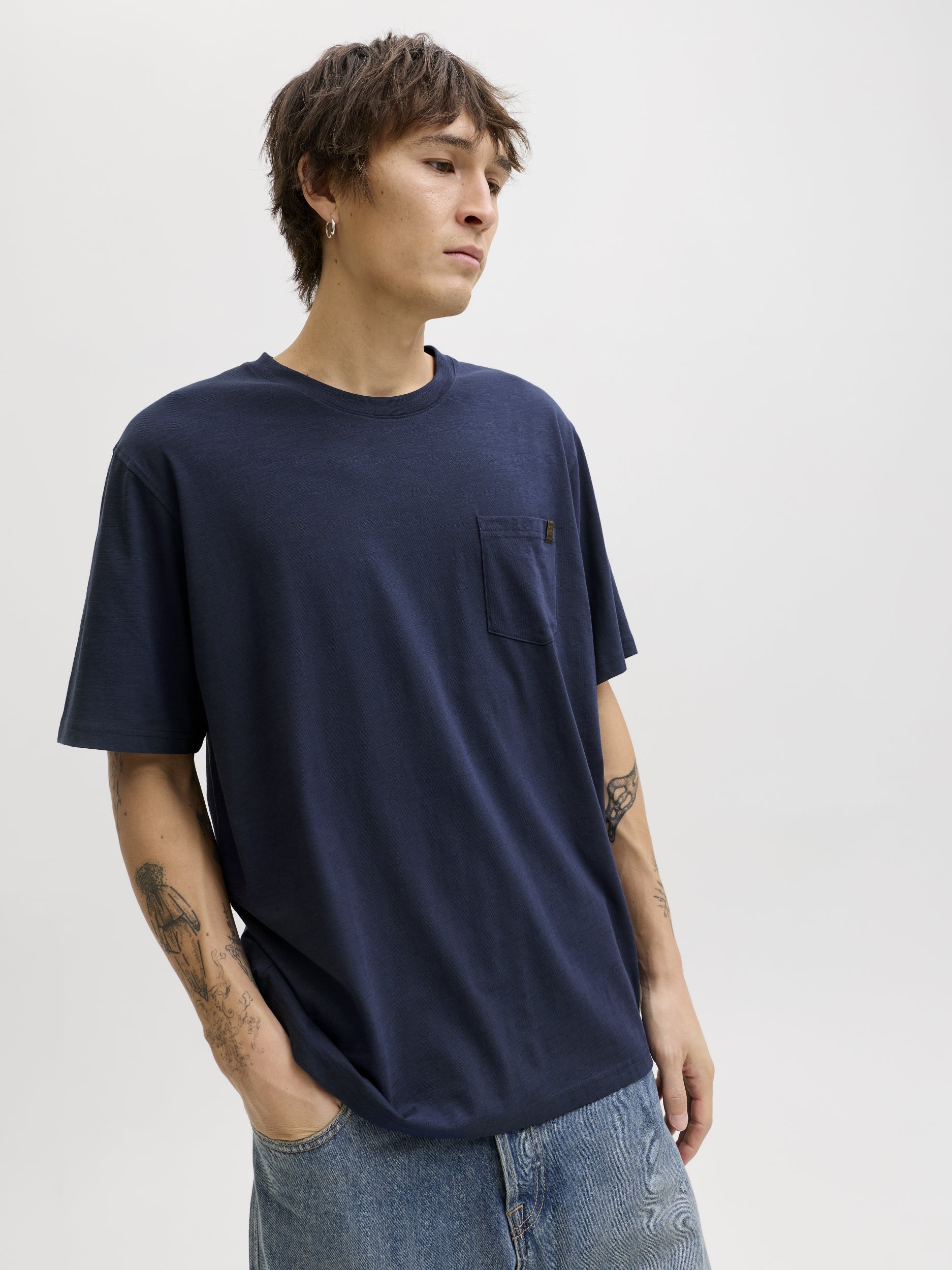 JACK & JONES JJEDOVER SLUB TEE SS NOOS Freizeitshirts /-hemden JACK & JONES