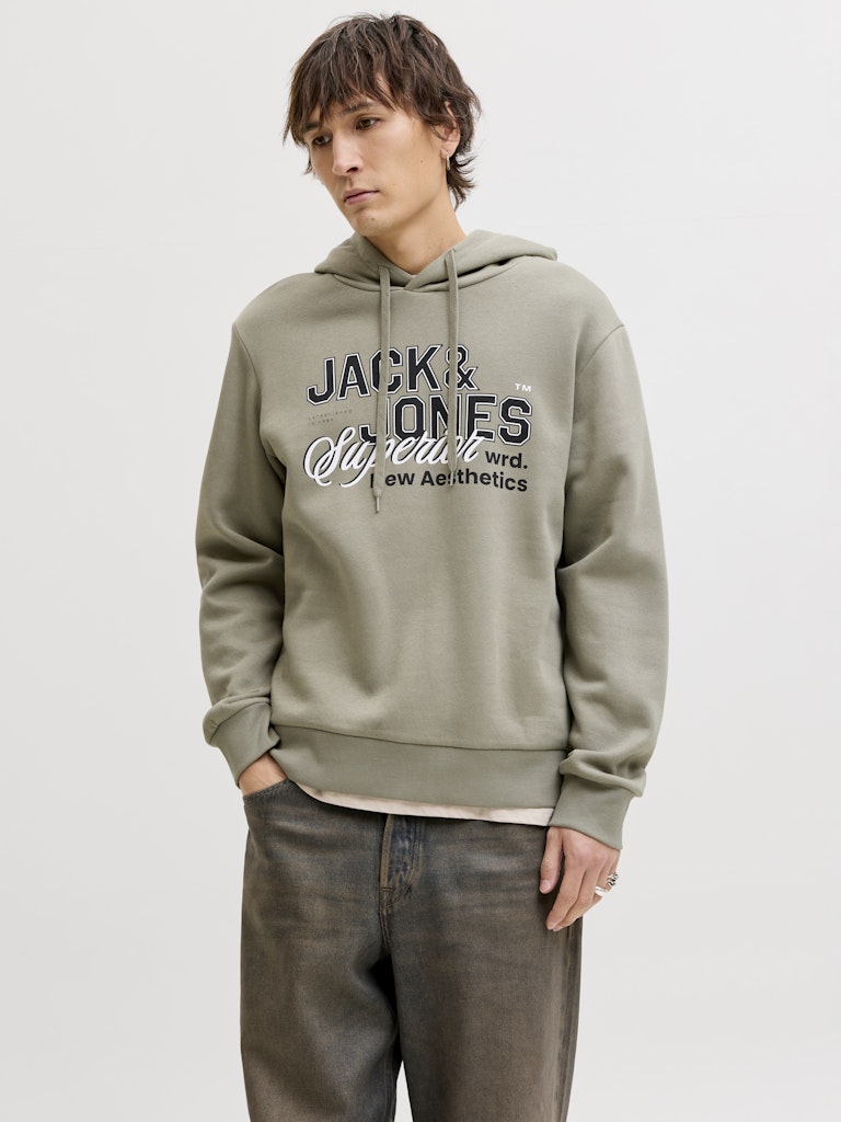JACK & JONES JJELOGO SWEAT HOOD 2 COL 25/26 NOOS Freizeitpullover JACK & JONES