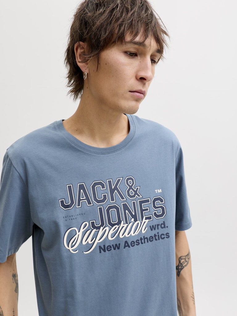 JACK & JONES JJELOGO TEE SS O-NECK 2 COL SS26 SN Freizeitshirts /-hemden JACK & JONES