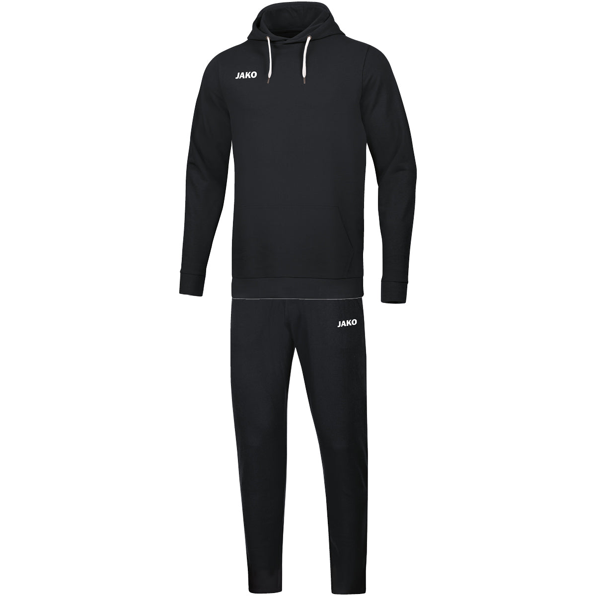 JAKO Jogginganzug Base mit Kapuzensweat JAKO 08 schwarz M