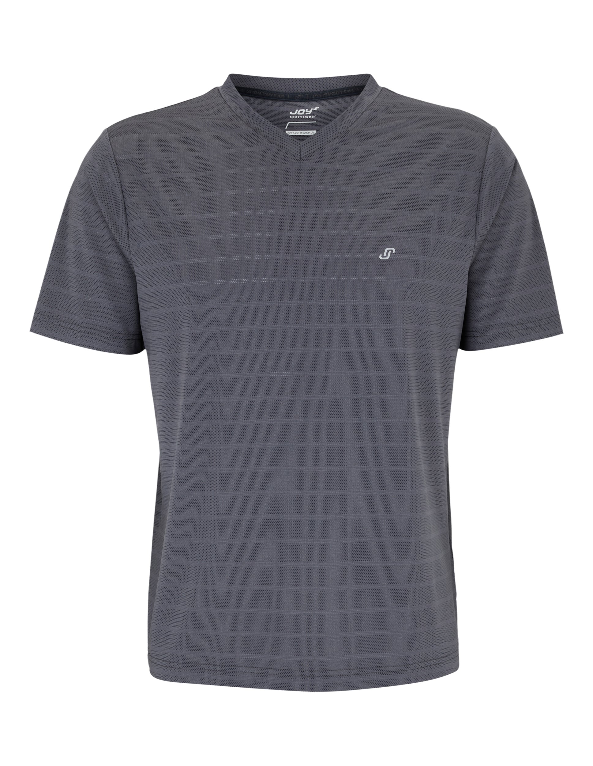JOY ALDO T-Shirt Freizeitshirts /-hemden JOY magnet gray stripes 48