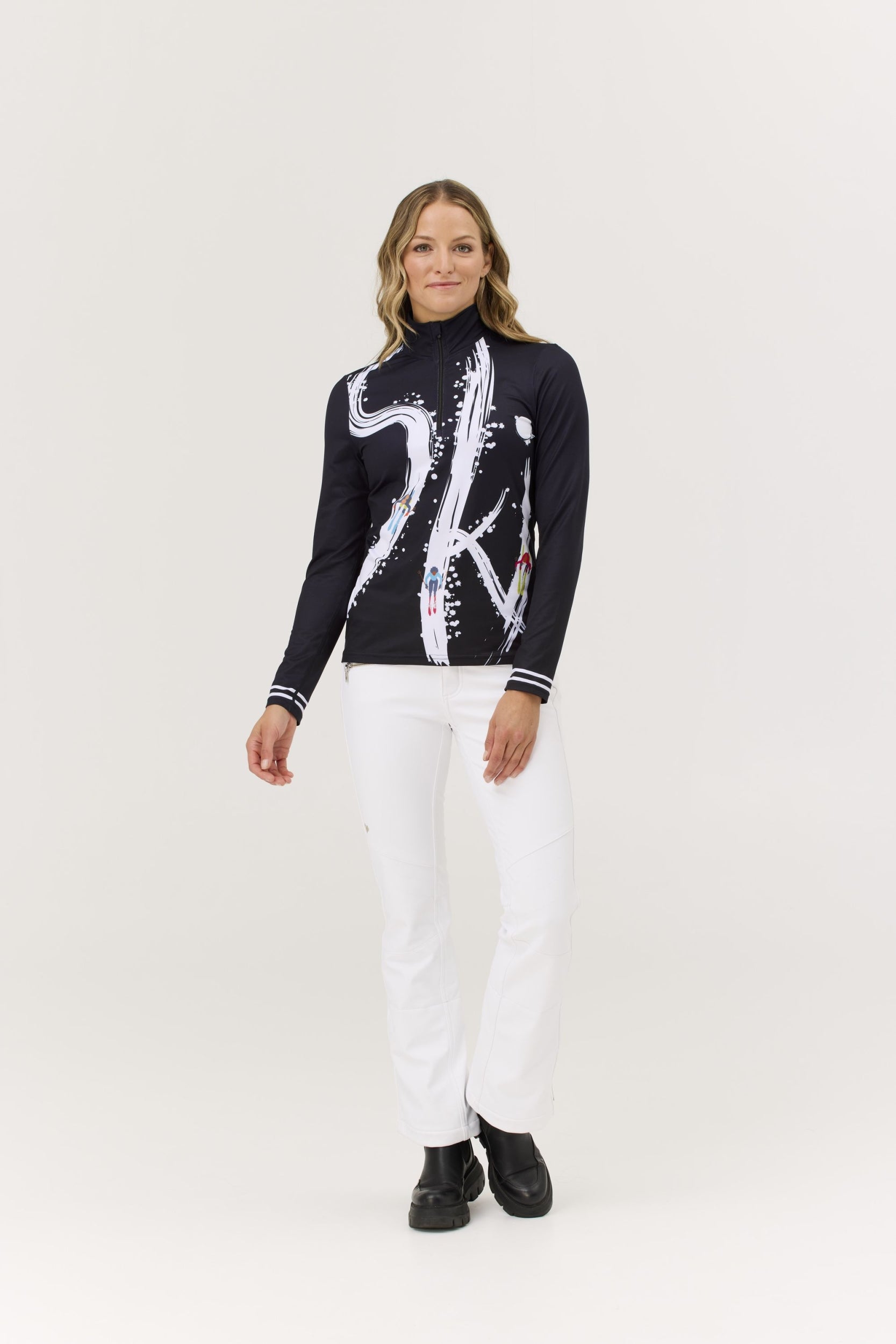 KRIMSON KLOVER ARIEL SKI TOP Skifleece KRIMSON KLOVER black S