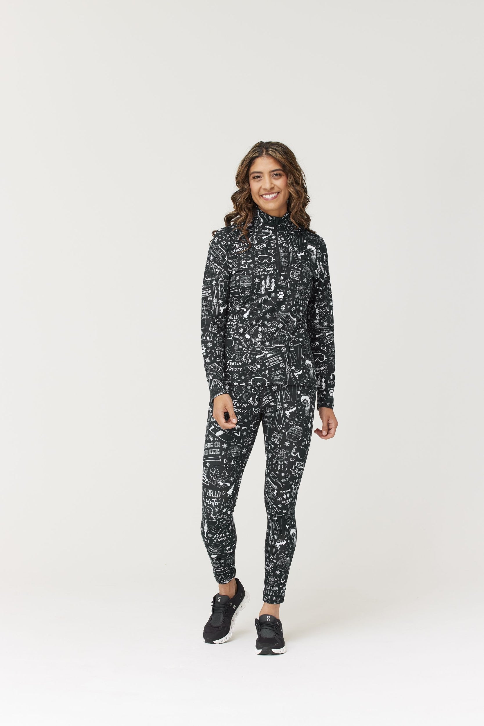 KRIMSON KLOVER GRAFFITI TOP Skifleece KRIMSON KLOVER black S