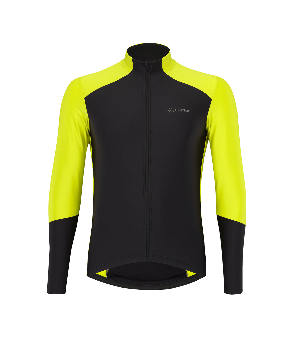 LÖFFLER M BIKE L/S JERSEY COMBO MID LÖFFLER black/neon yellow 48