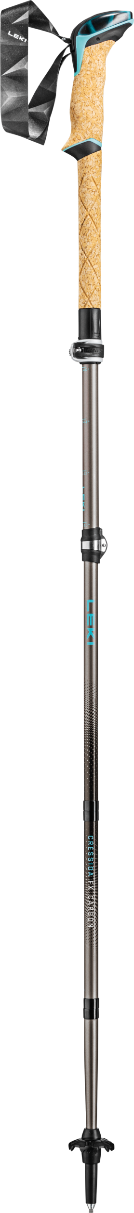 LEKI Cressida FX Carbon Wanderstöcke LEKI 1420 braun-grün -