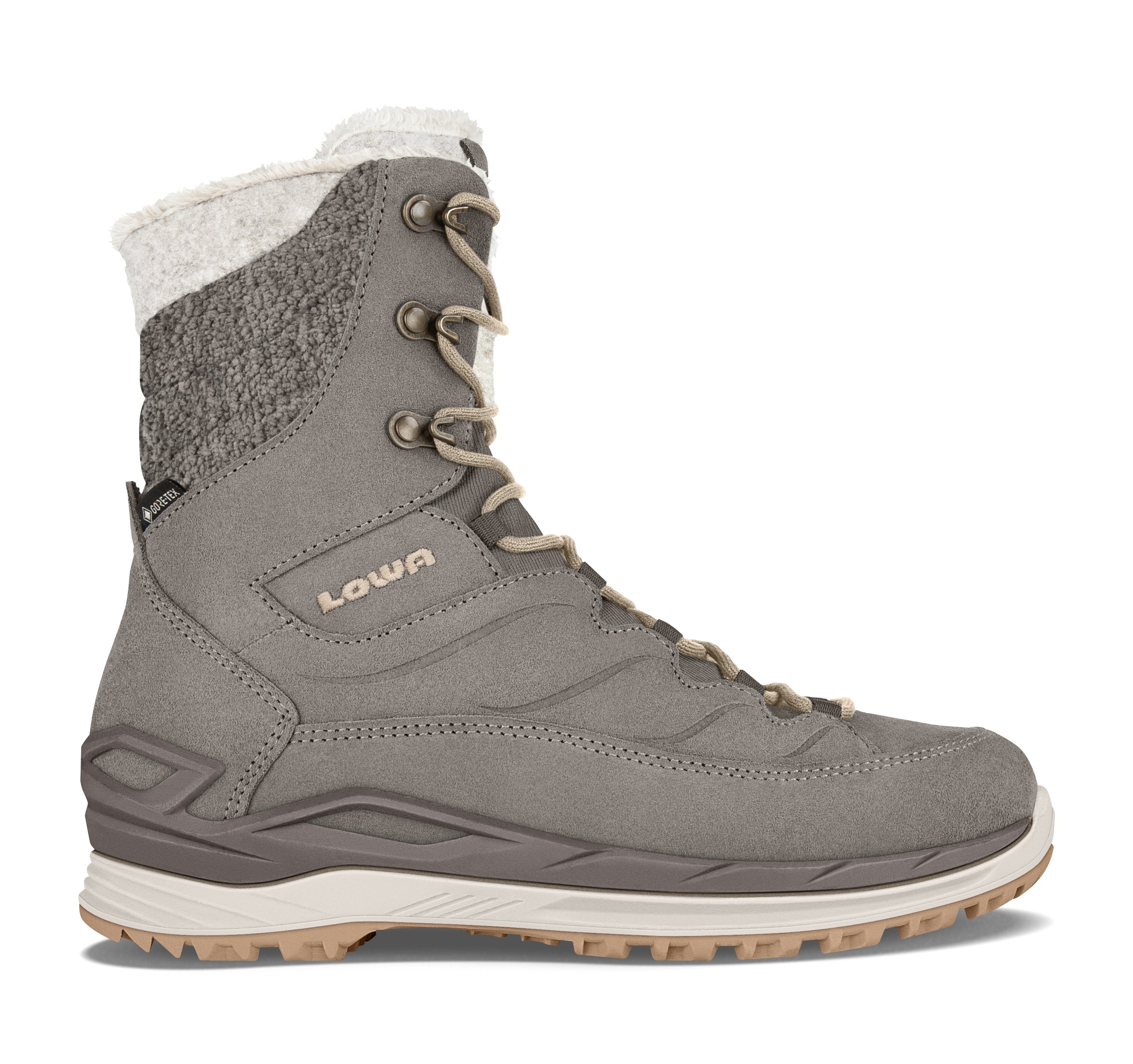 LOWA CALCETA EVO GTX WS Winterstiefel LOWA 9514 STEIN/BISCUIT 39