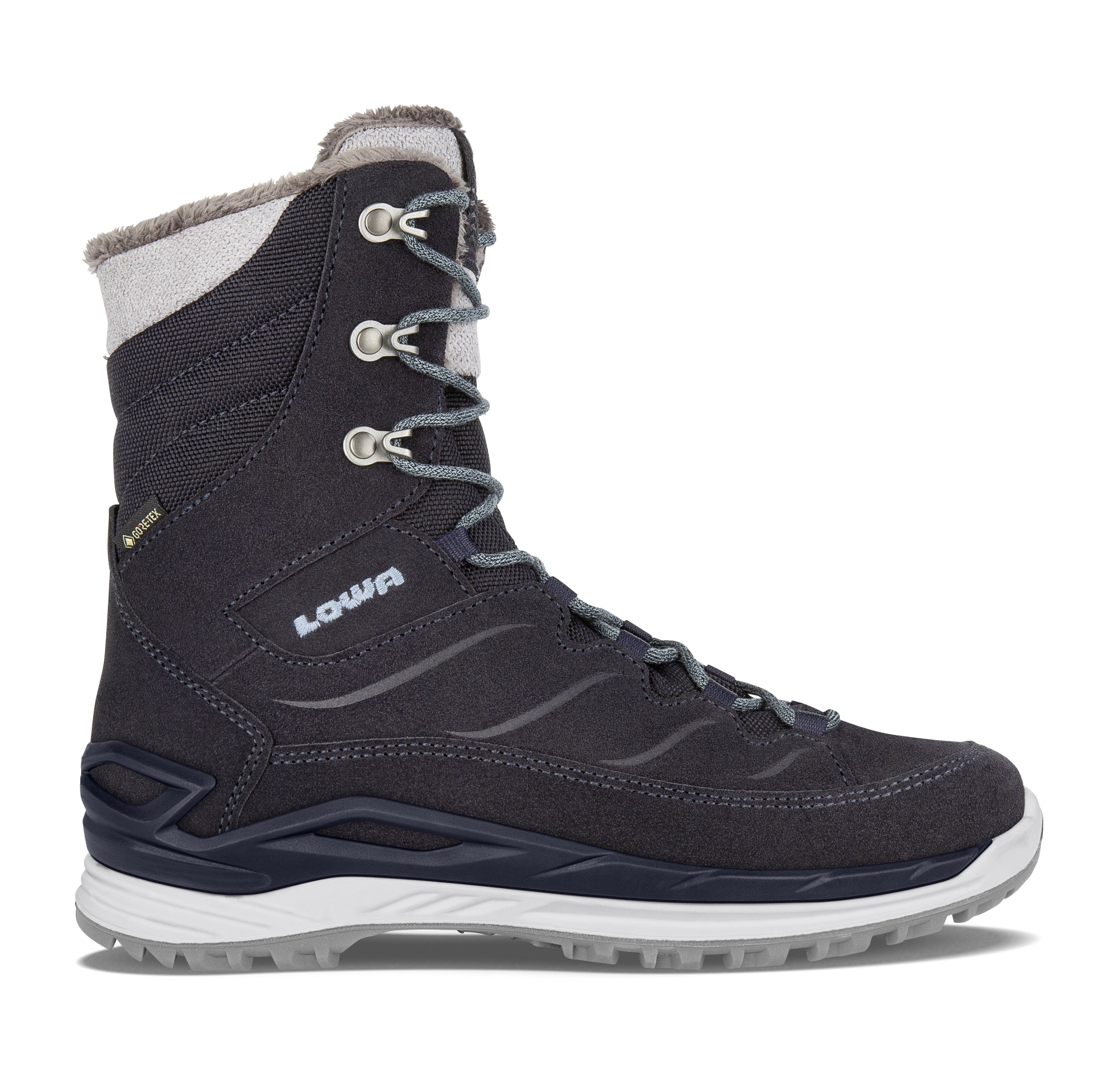 LOWA CALCETA EVO GTX Ws Winterstiefel LOWA 6917 NAVY/EISBLAU 38