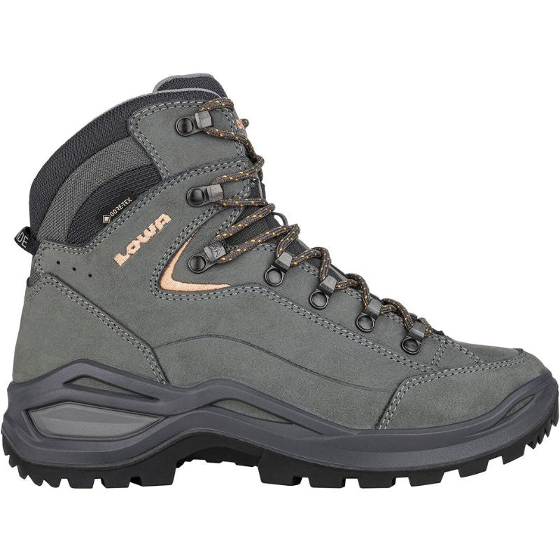 LOWA RENEGADE EVO GTX MID WS Multifunktionsschuhe LOWA 9675 GRAPHIT/APRIKOSE 37.5