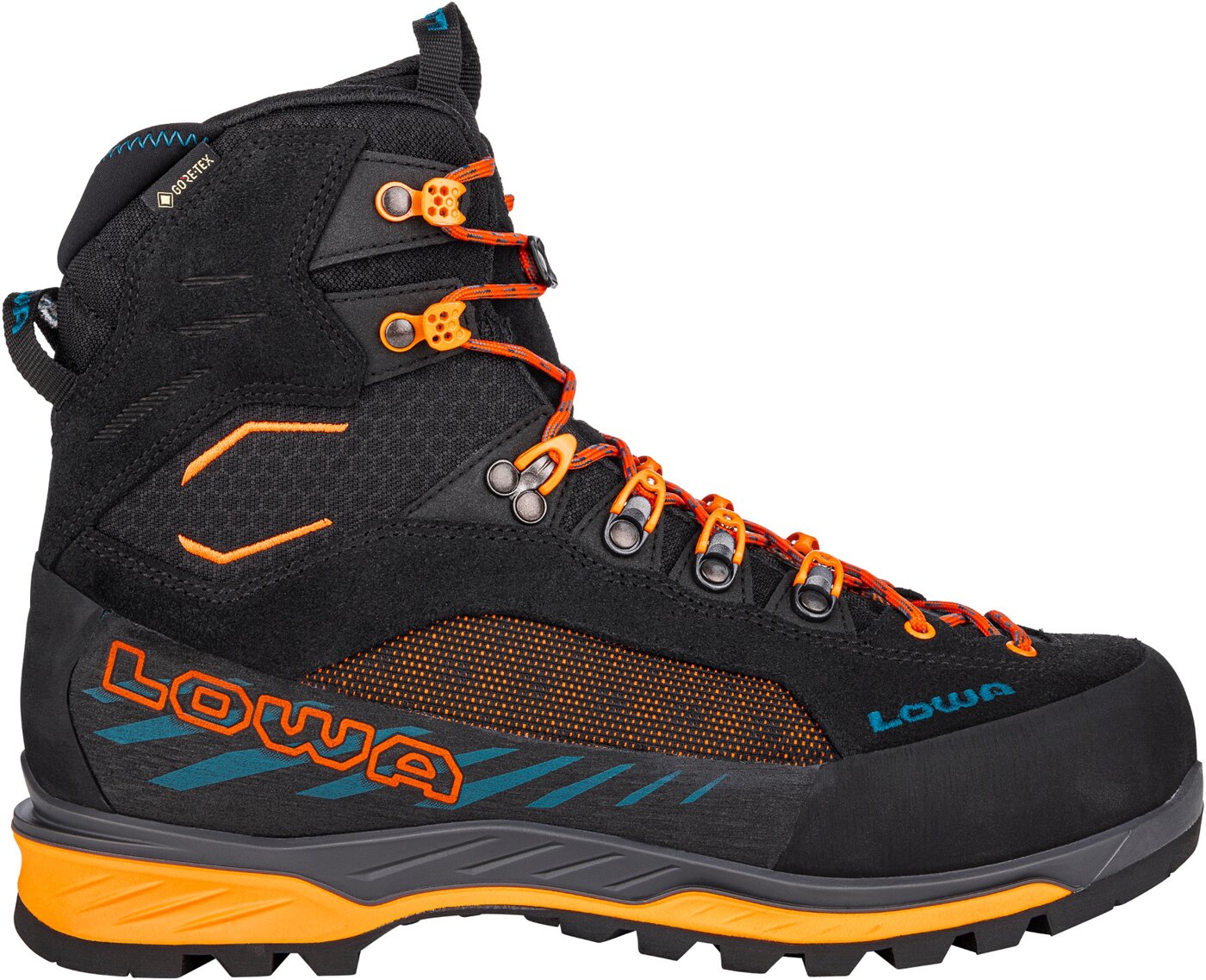 LOWA VAJOLET GTX MID Trekkingschuhe LOWA 9960 SCHWARZ/FLAME 42