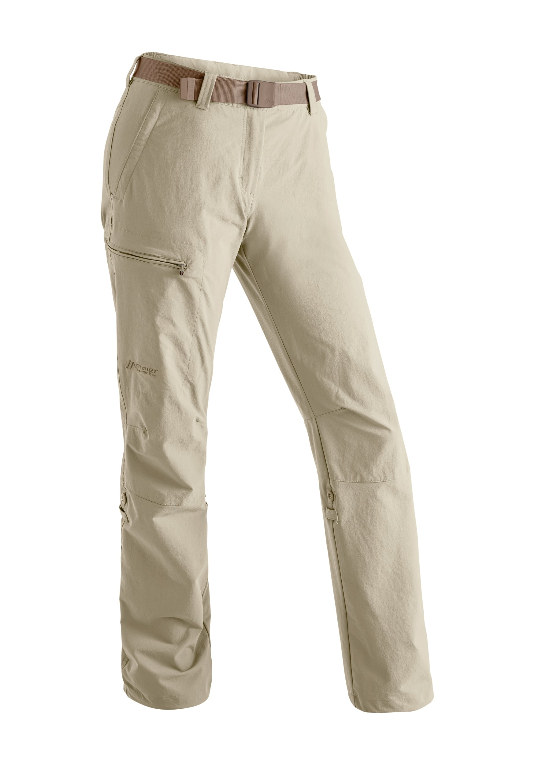 MAIER SPORTS Lulaka Da-Hose roll up el. Wanderhosen MAIER SPORTS M10787 brown rice 19