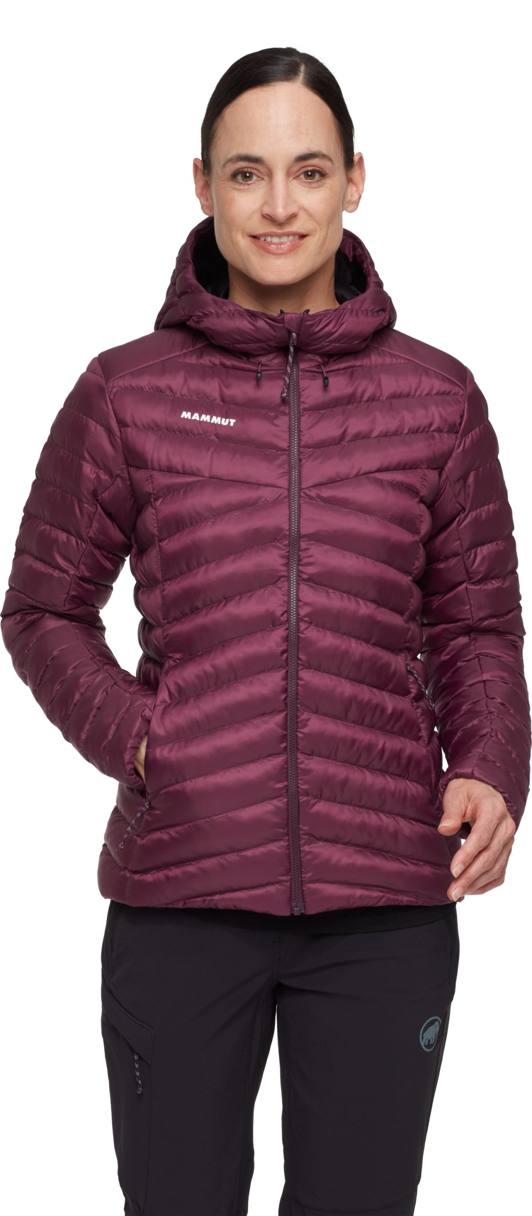 MAMMUT Albula IN Hooded Jacket Women Wanderjacken MAMMUT vin-black S