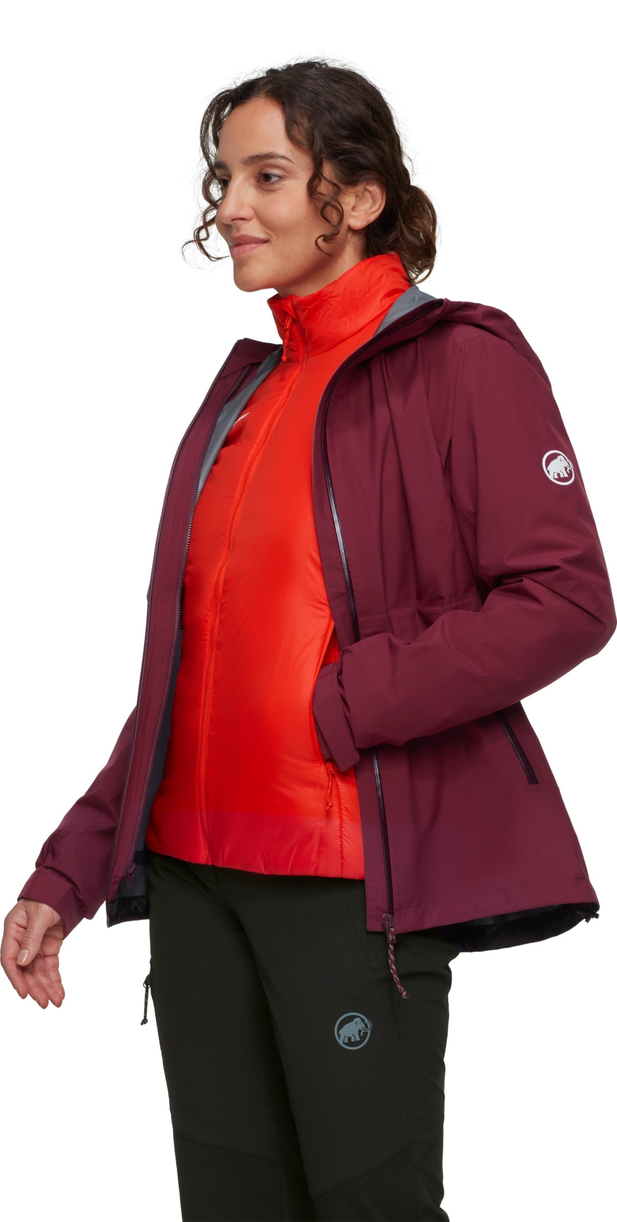 MAMMUT Alto Light 3 in 1 HS Hooded Jacket Women Wanderjacken MAMMUT