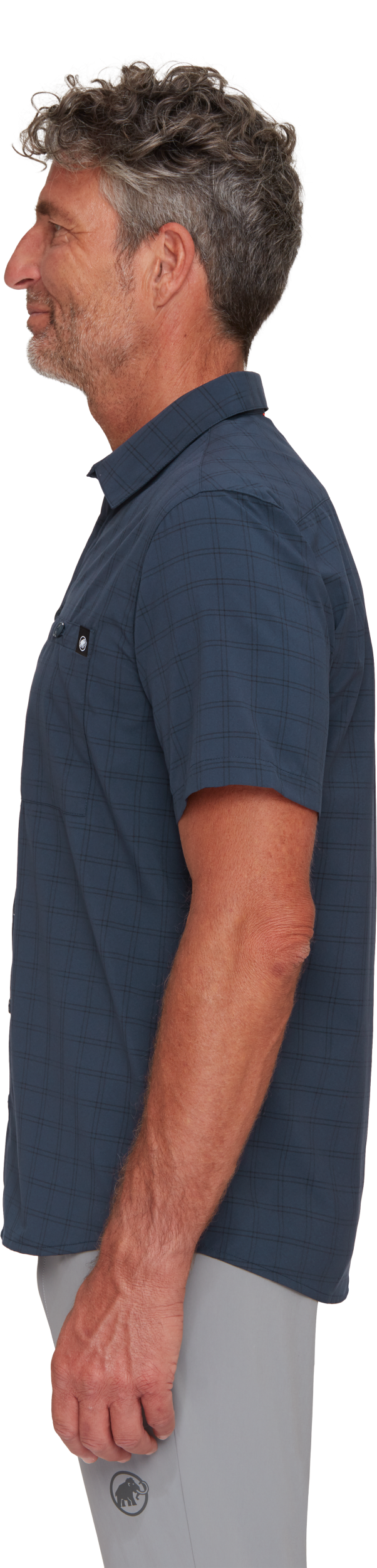 MAMMUT Lenni Shirt Men Wandershirts /-hemden MAMMUT marine-black S