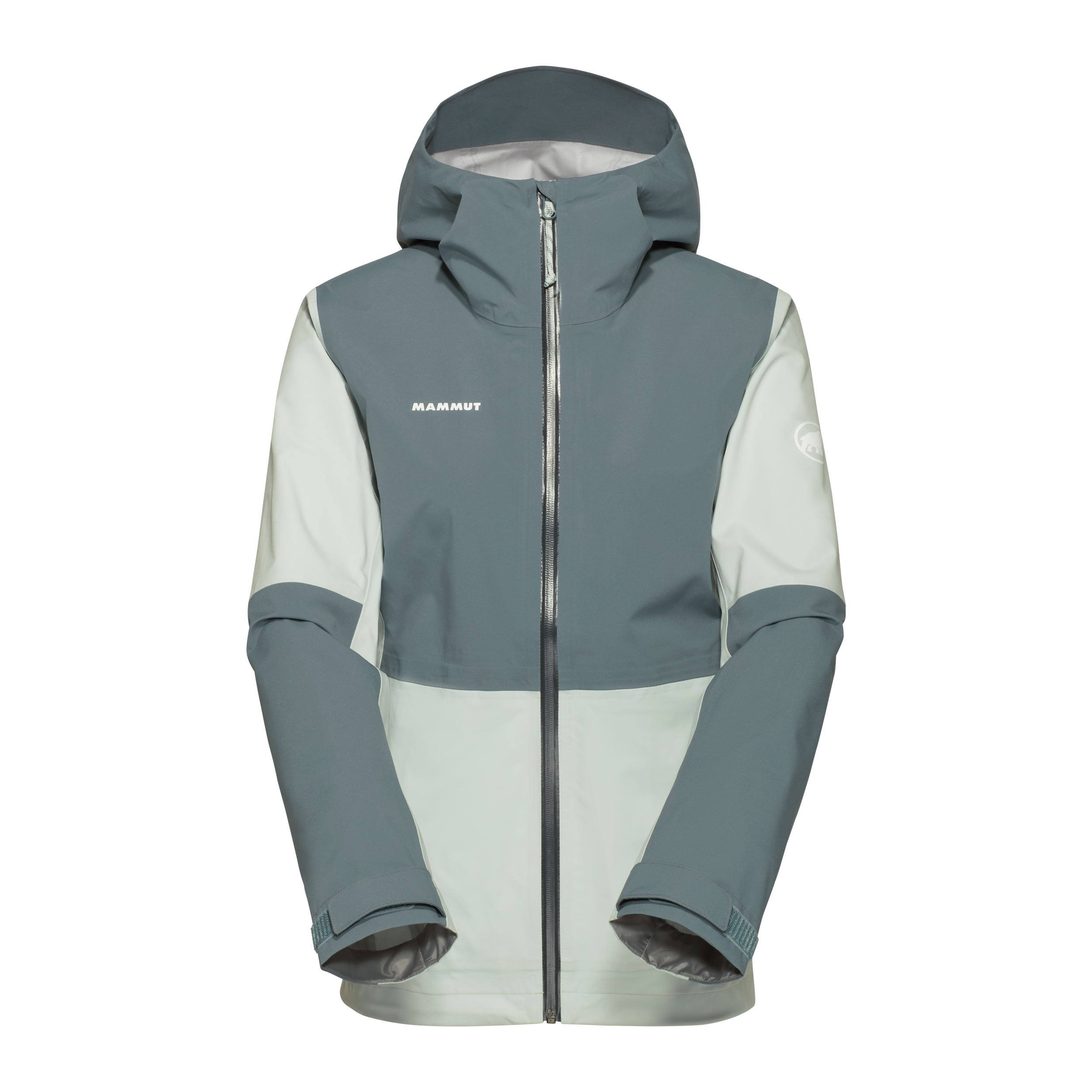 MAMMUT Linard Guide HS Hooded Jacket Women Wanderjacken MAMMUT silver sage-strata S