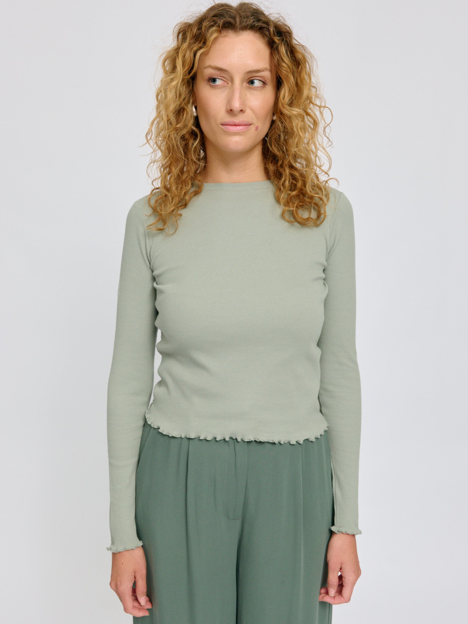 MAZINE Babylock Hems Longsleeve Freizeitshirts /-blusen MAZINE 169 XS