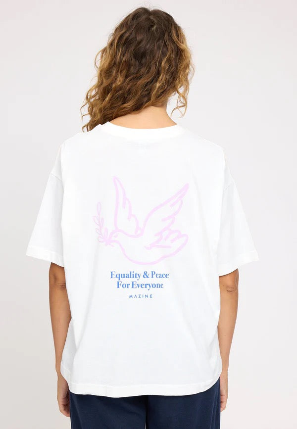 MAZINE Back Print T-Shirt Freizeitshirts /-blusen MAZINE